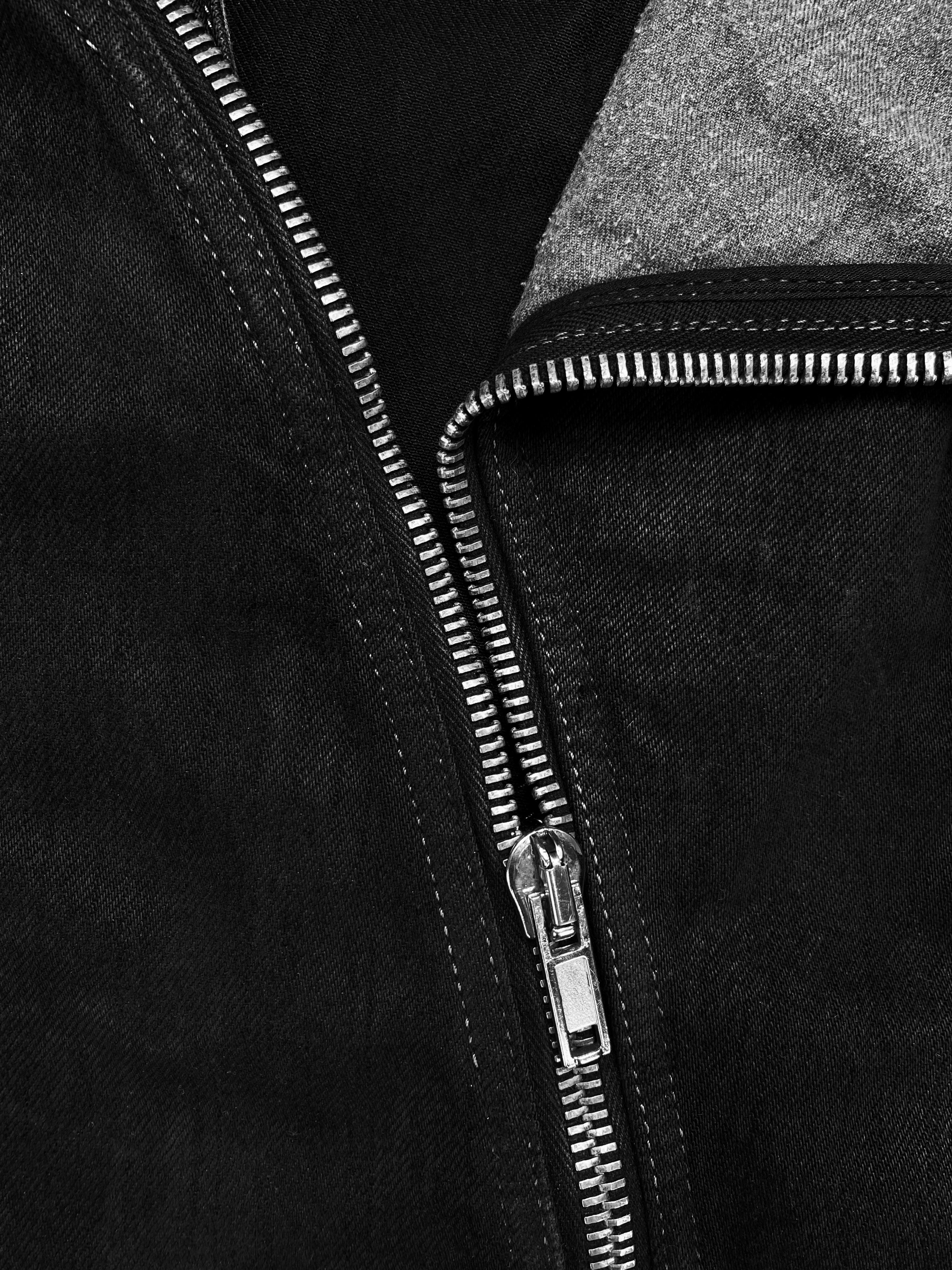 FW15 Rick Owens DRKSHDW “Blackety Black” Aircut Denim