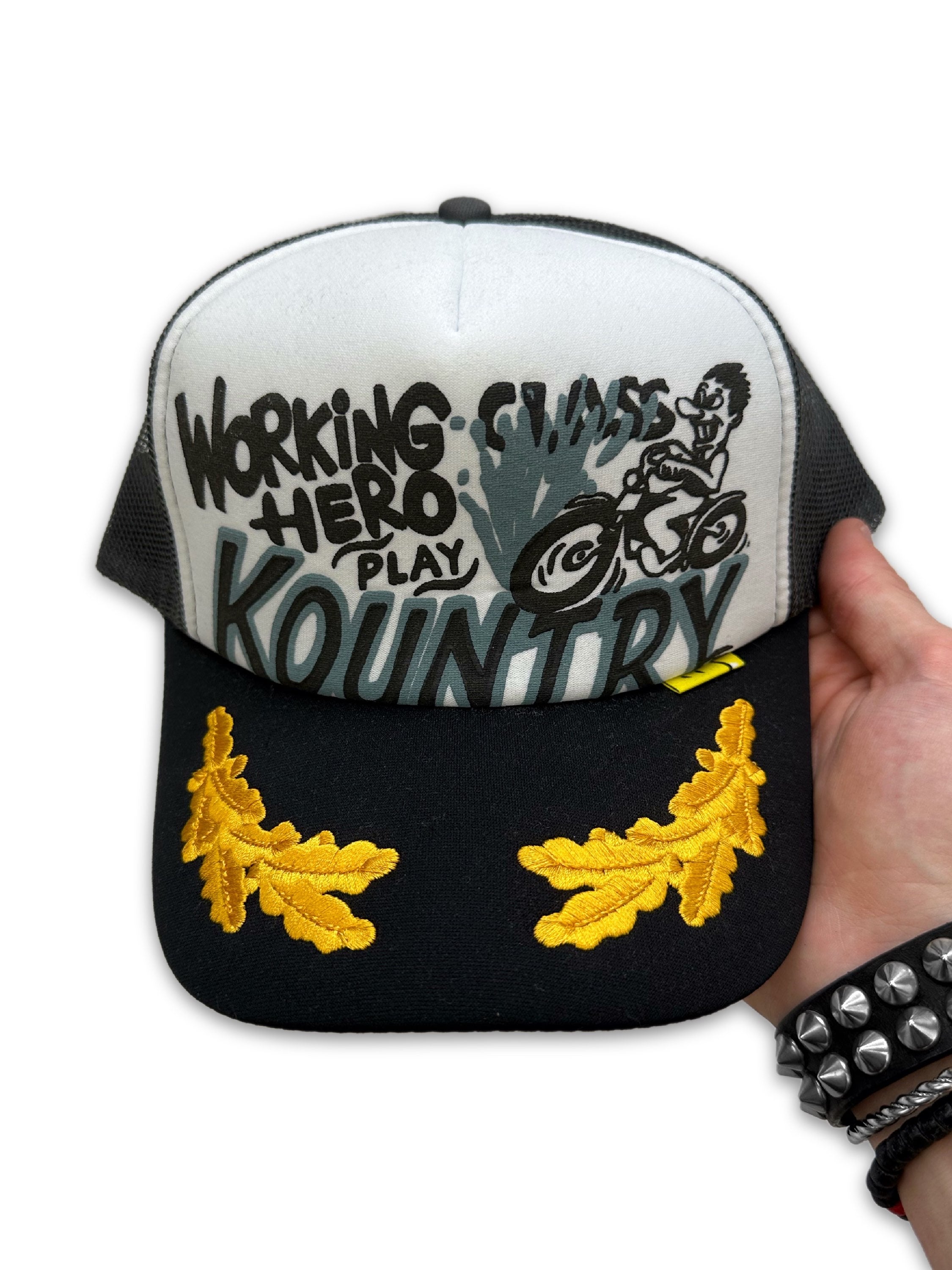AW24 Kapital ‘Working Class Hero’ Embroidered Trucker Hat