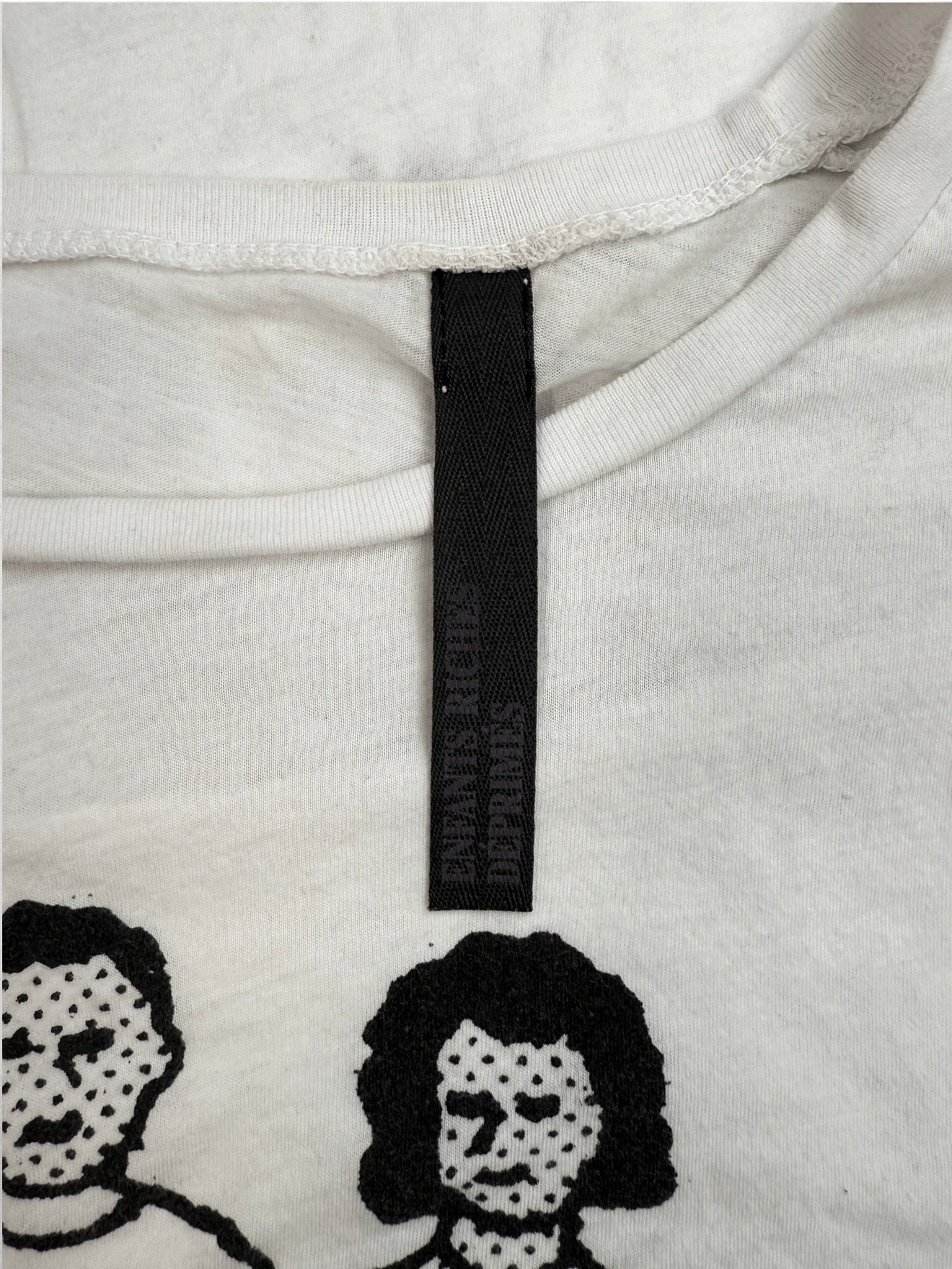 SS18 Enfants Riches Deprimes ‘Well-Adjusted Families’ White Graphic T-Shirt