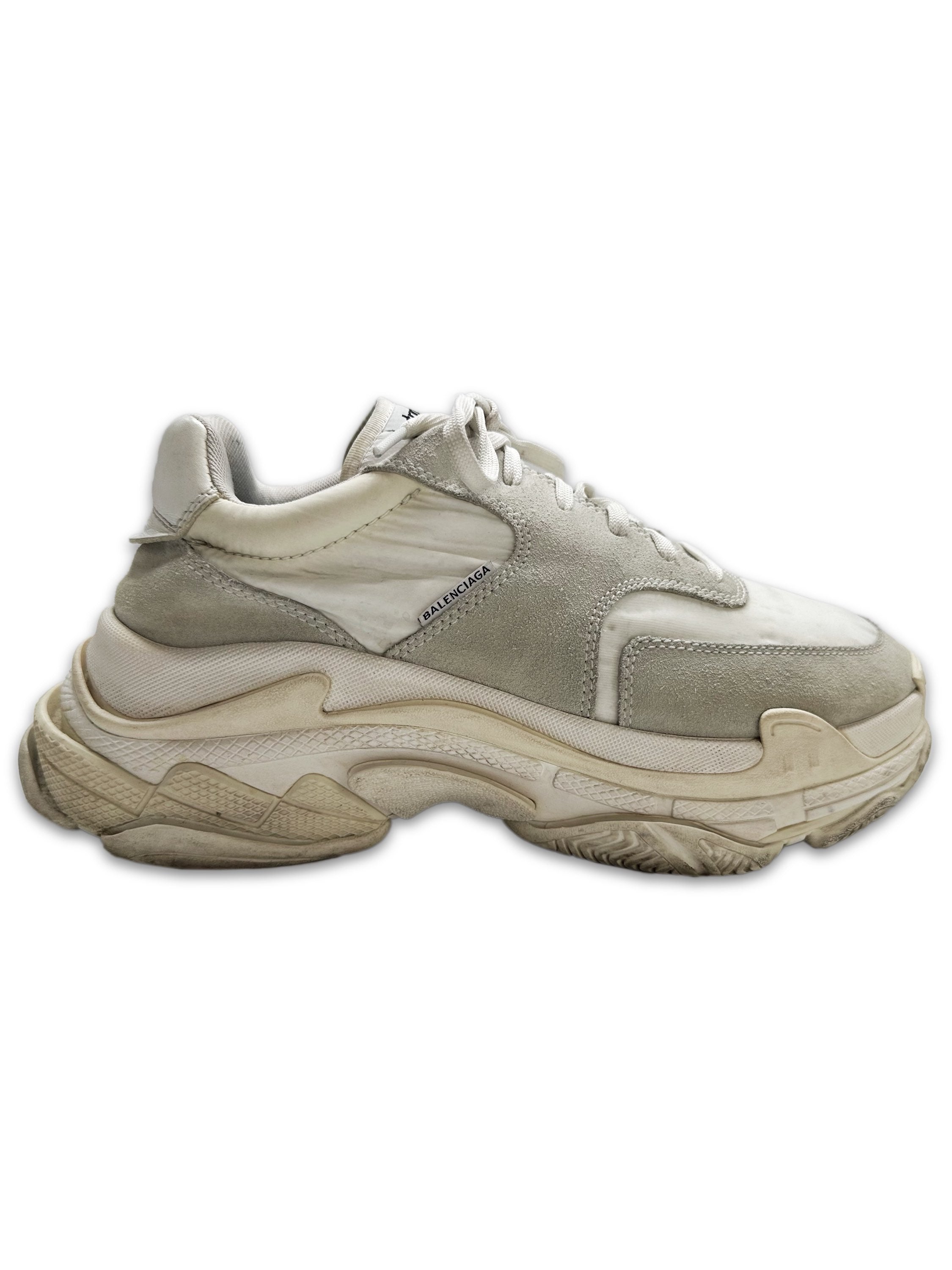 Balenciaga ‘Triple S’ Chunky White Platform Sneakers