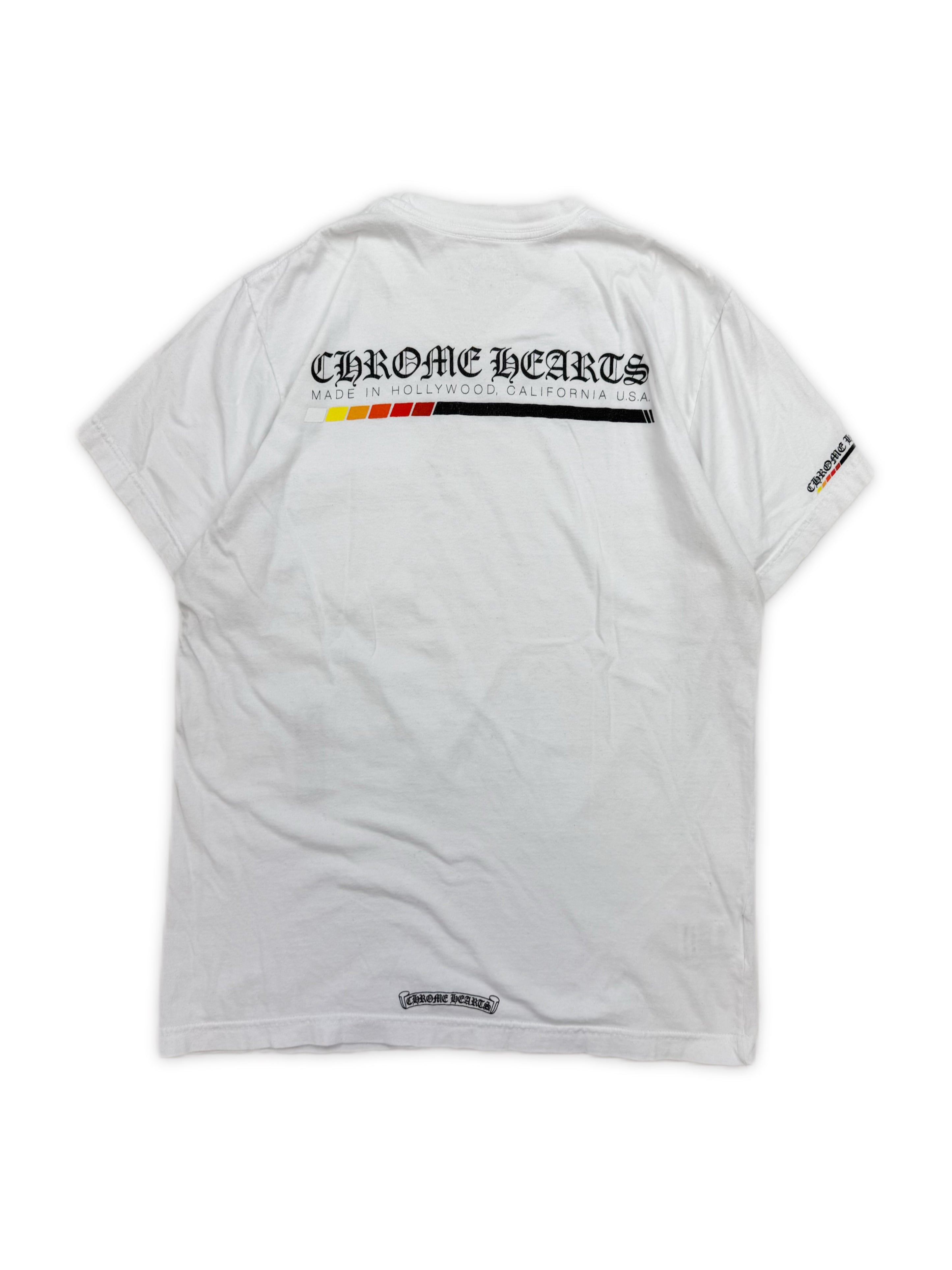 Chrome Hearts ‘Boost’ Logo Hollywood Exclusive White T-Shirt