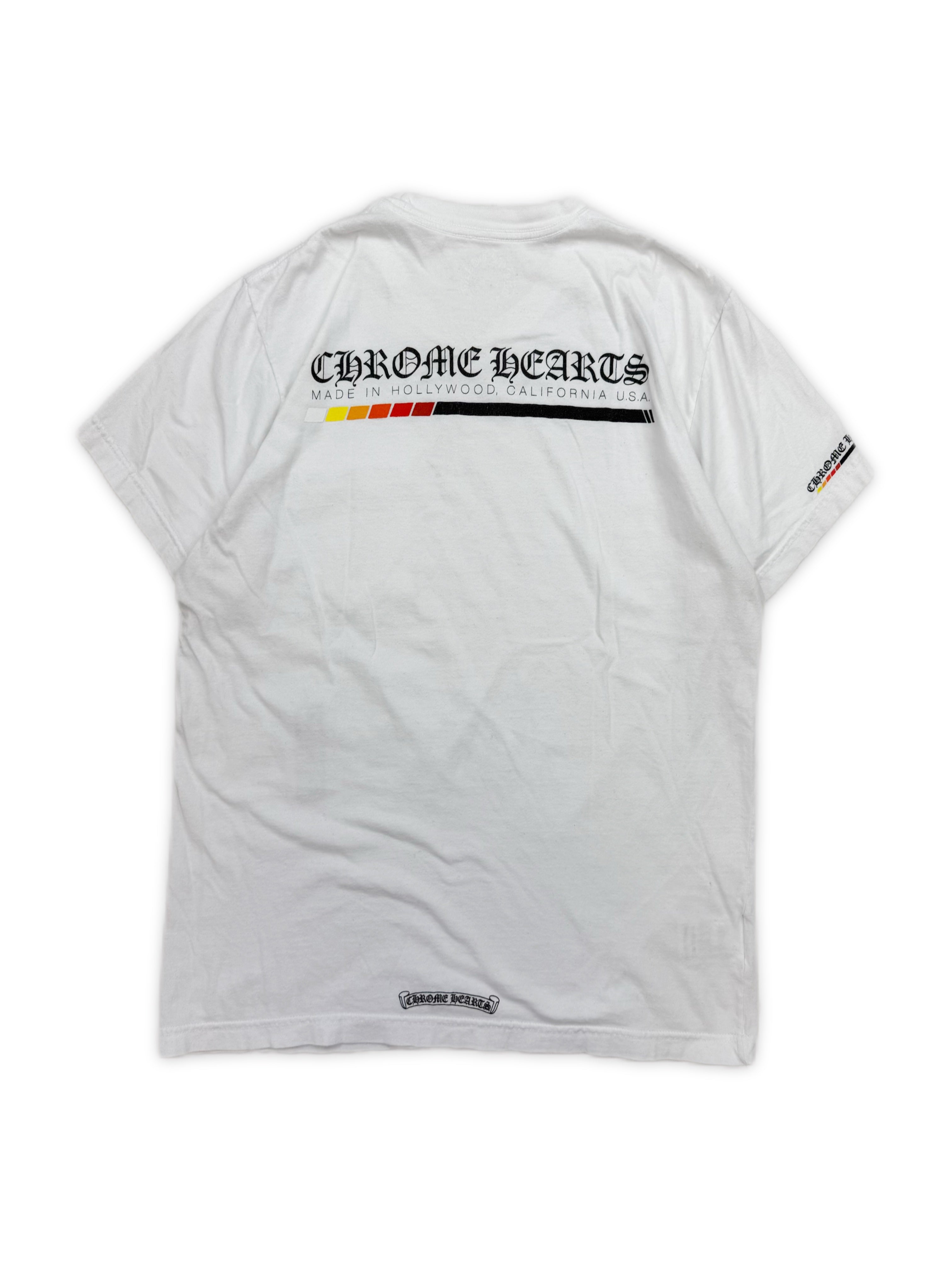 Chrome Hearts ‘Boost’ Logo Hollywood Exclusive White T-Shirt