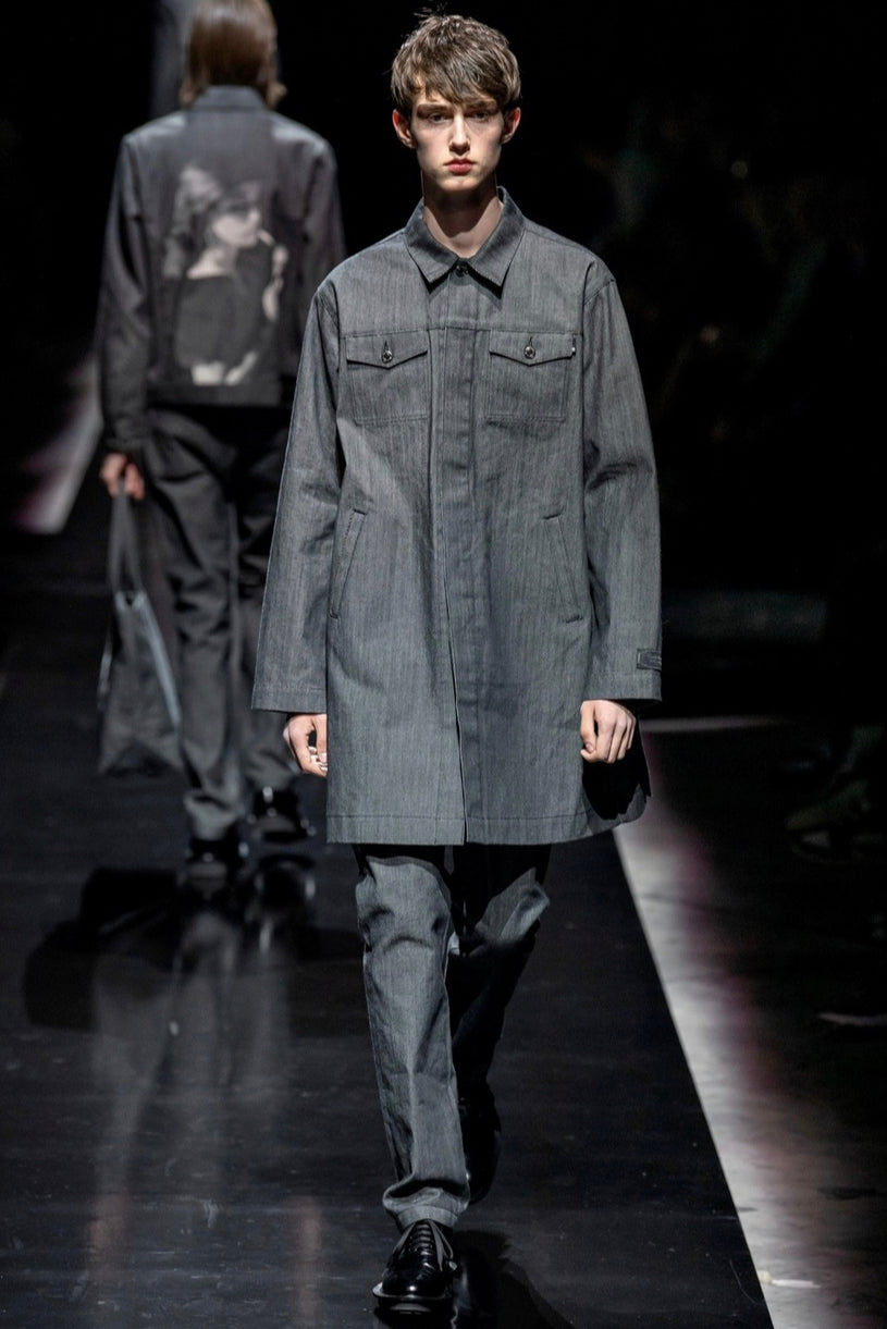 UNDERCOVER 20ss cindy sherman デニムモッズコート SS20 UNDERCOVER CINDY SHERMAN COARSE DENIM TRENCH COAT