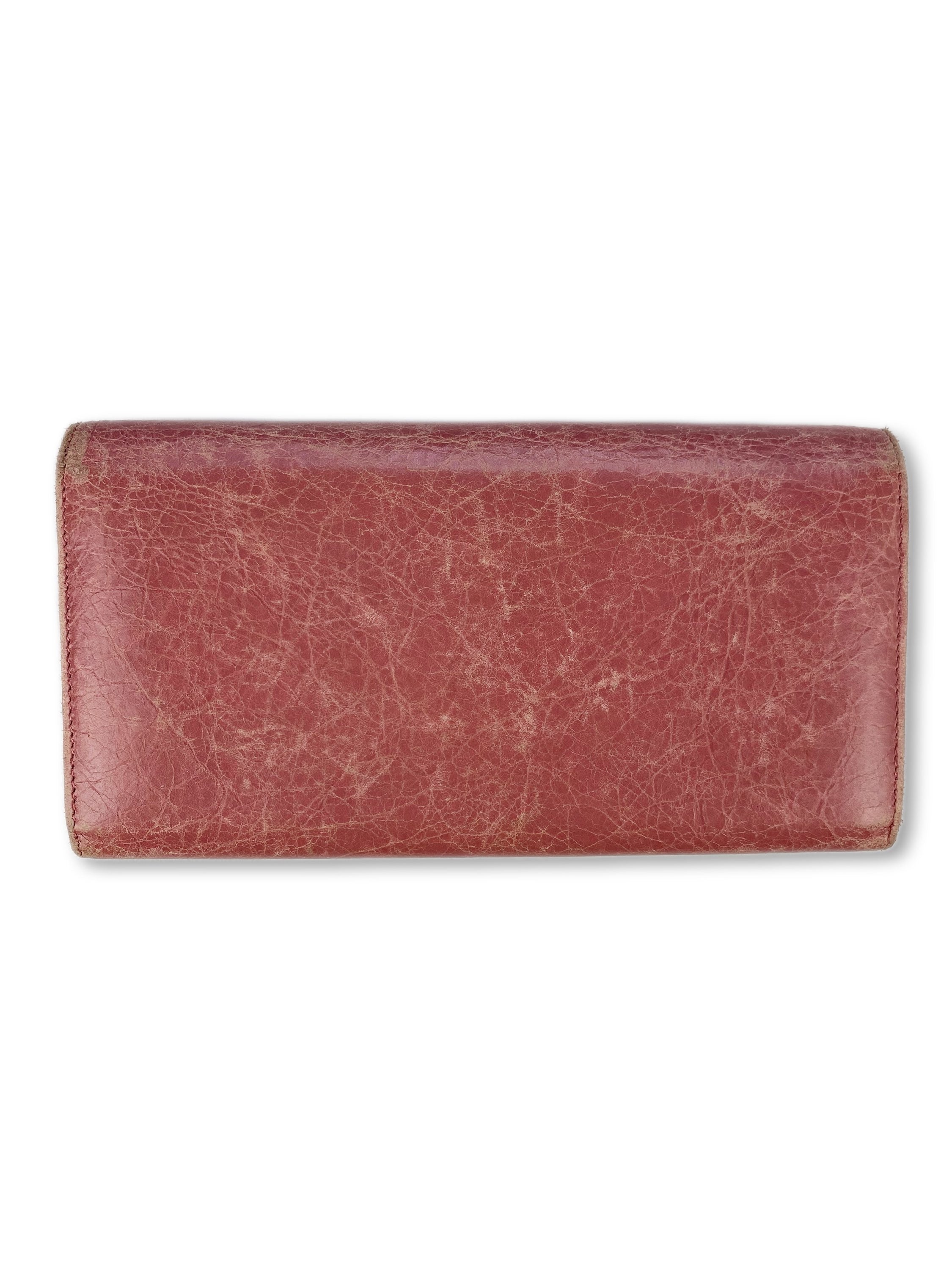 Balenciaga Paris ‘City’ Belted Button Clasp Bifold Wallet