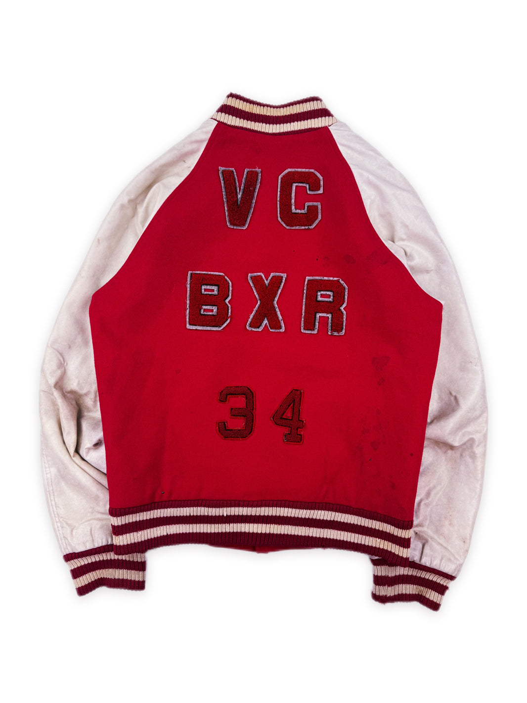 AW02 Raf Simons ‘Virginia Creeper’ Chenille Patch Varsity Jacket