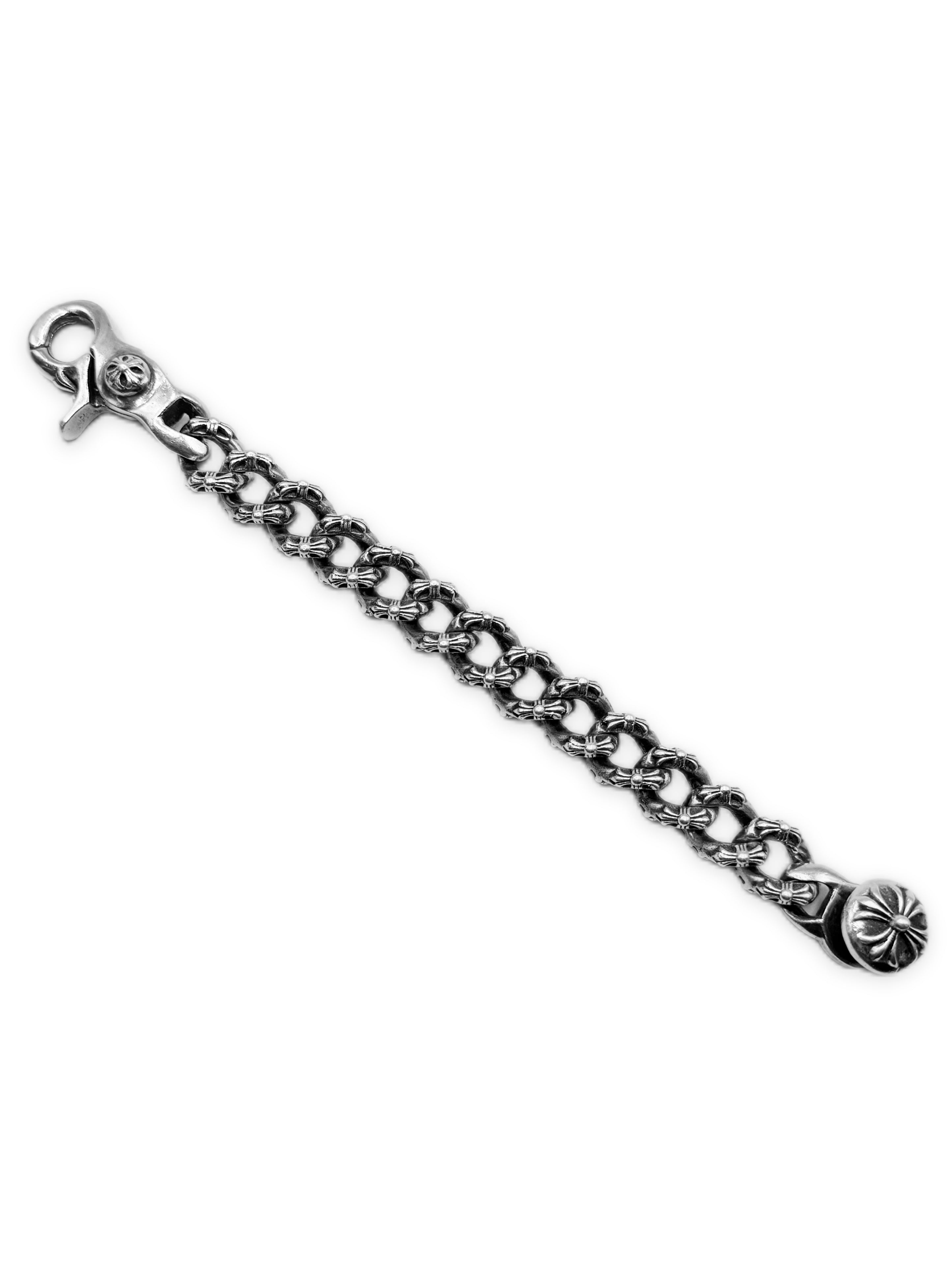 Chrome Hearts Fancy Cuban Link Lobster Clasp Bracelet
