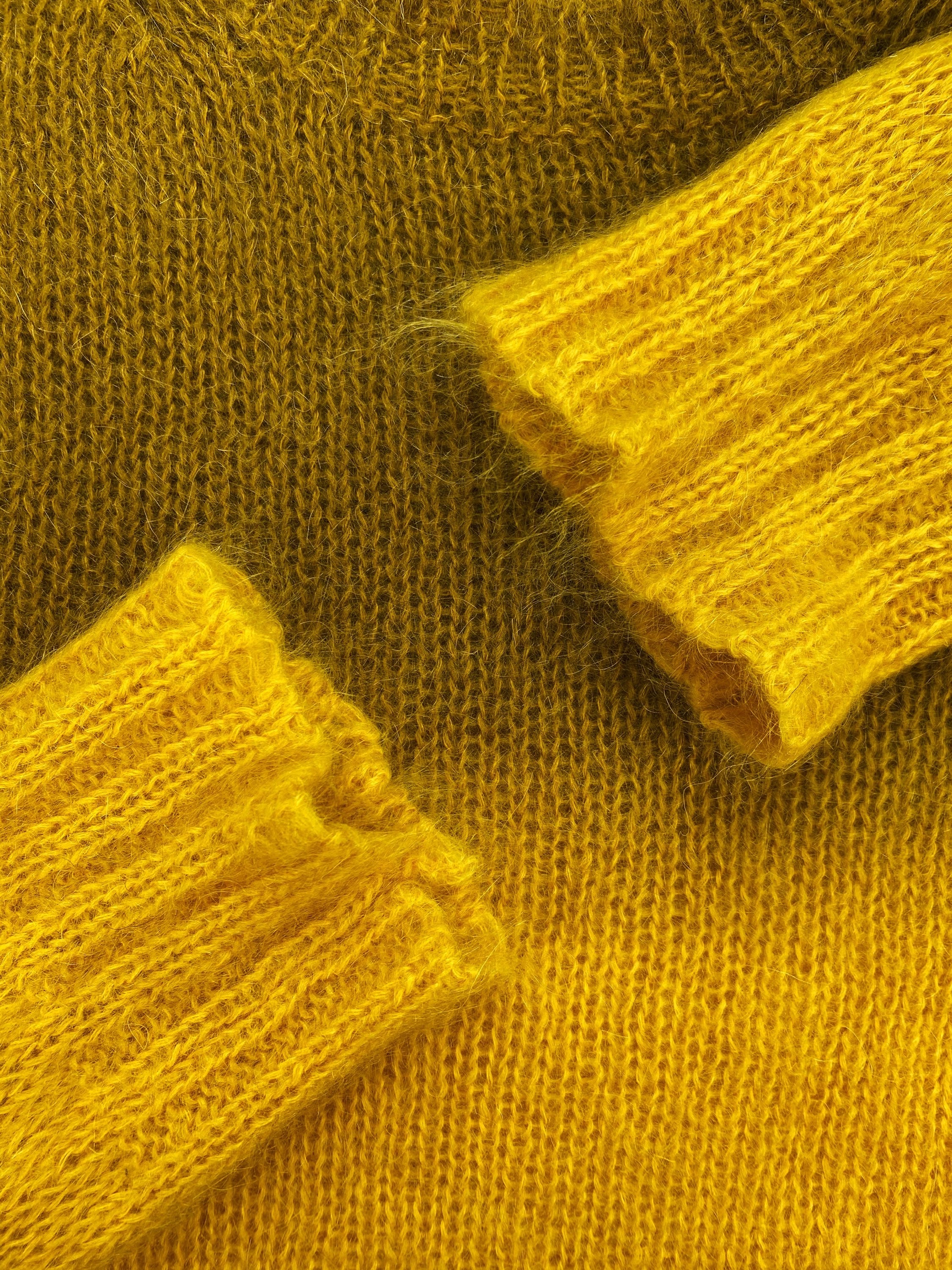 Marni Gradient Loose Gauge Mohair Ombré Knit Sweater