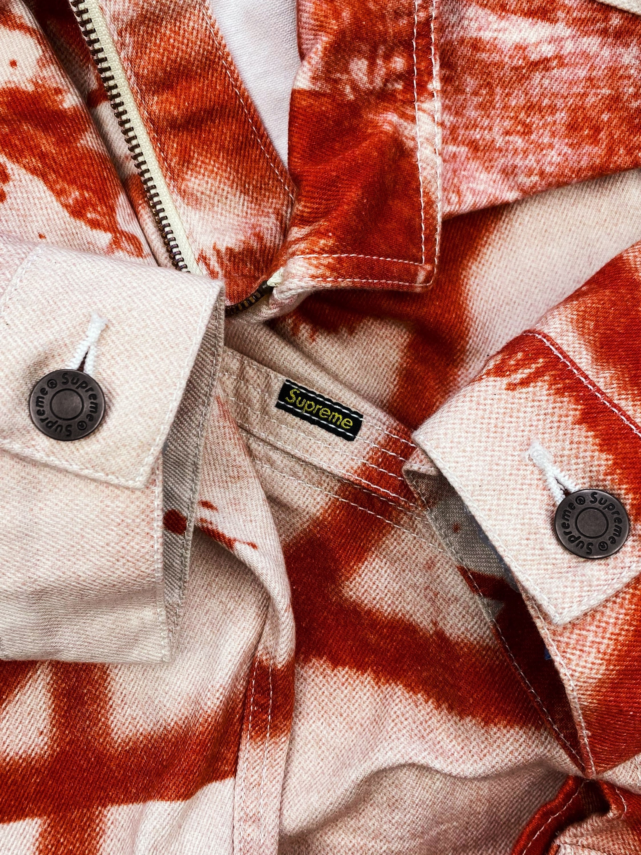 AW21 Supreme x Christopher Wool ‘Untitled’ Graffiti Denim Jacket