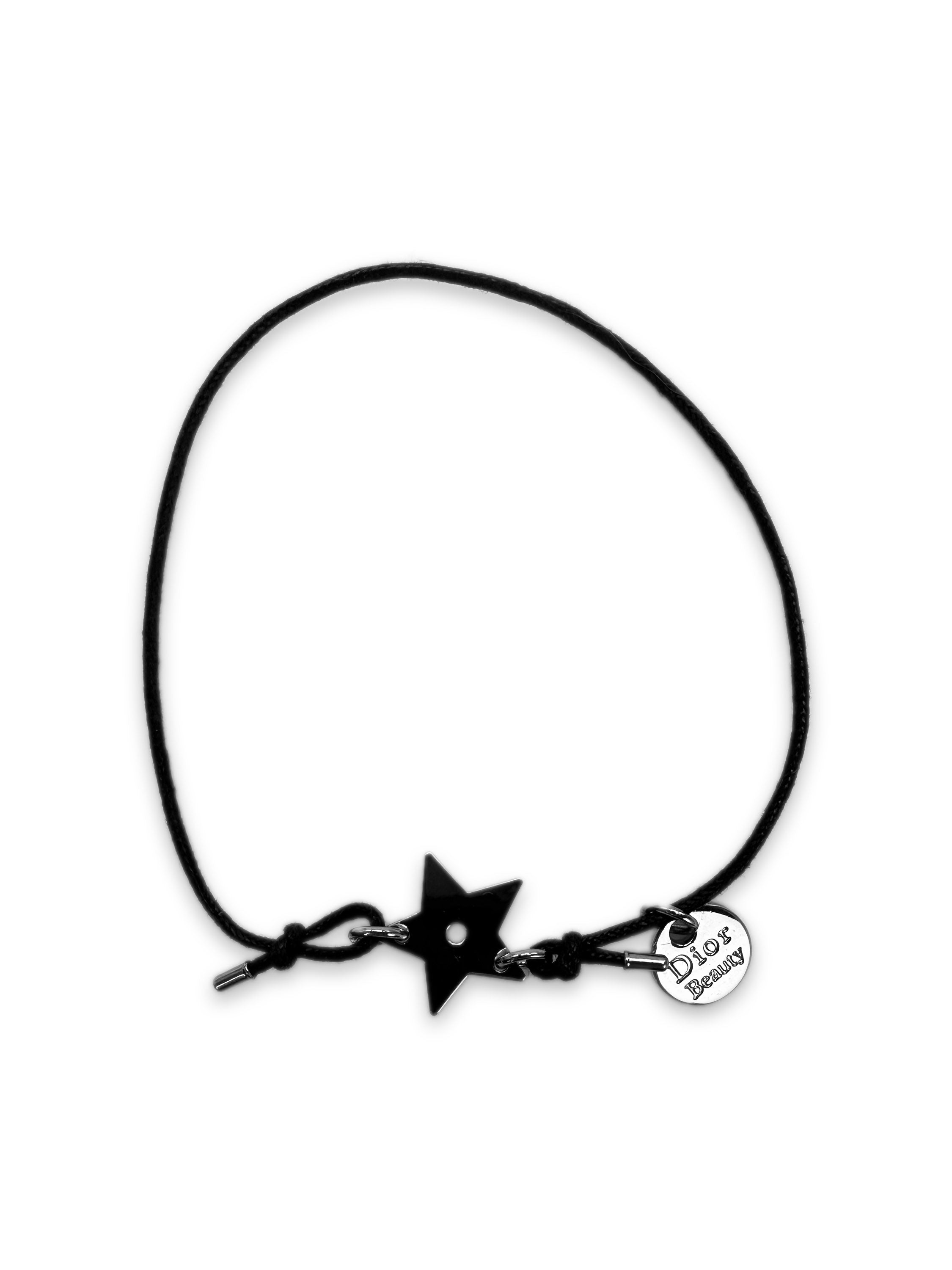 00s Dior ‘Star’ Pendant Rope Bracelet