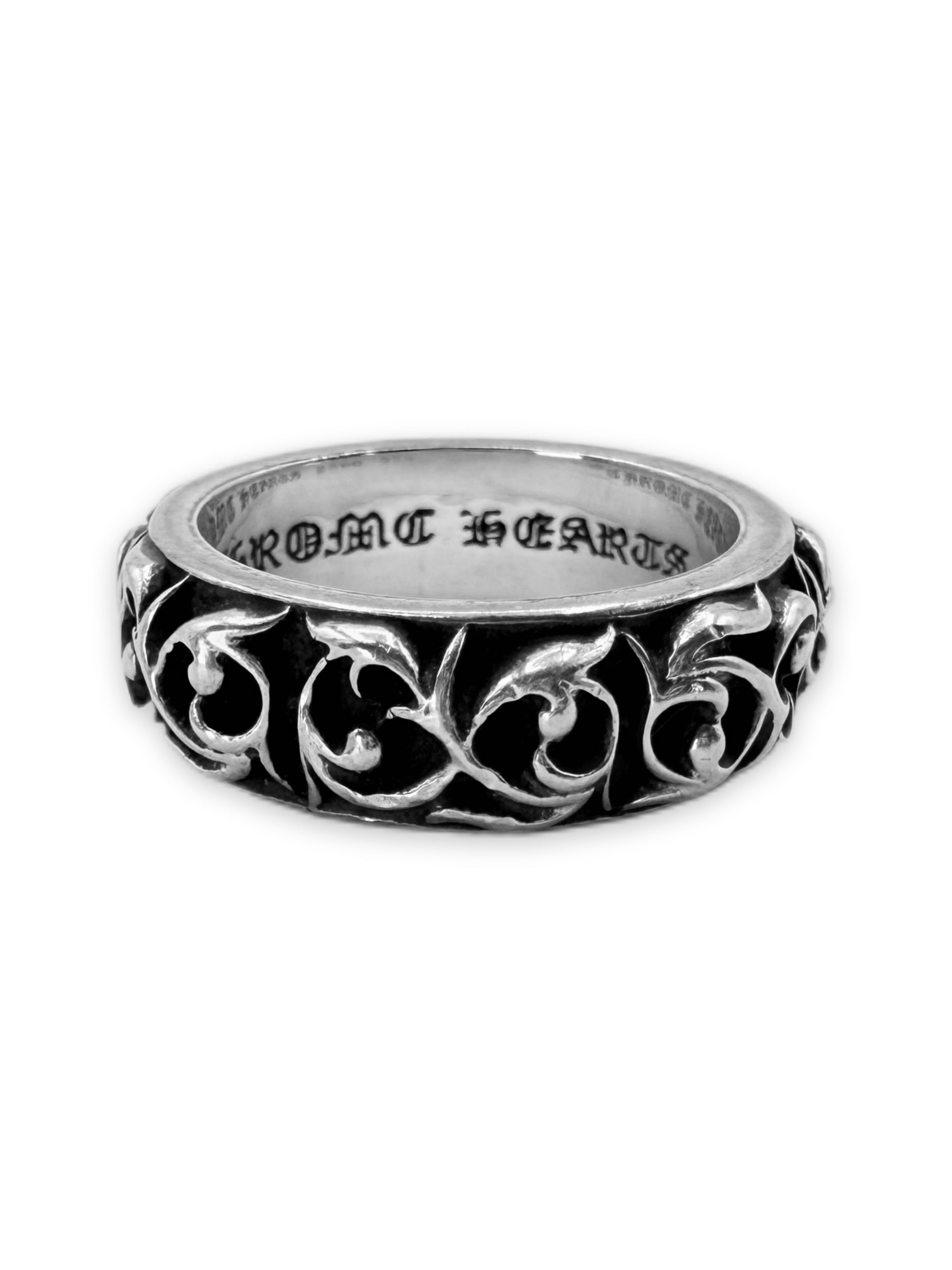 Chrome Hearts ‘Eternity Vine’ .925 Silver Etched Ring
