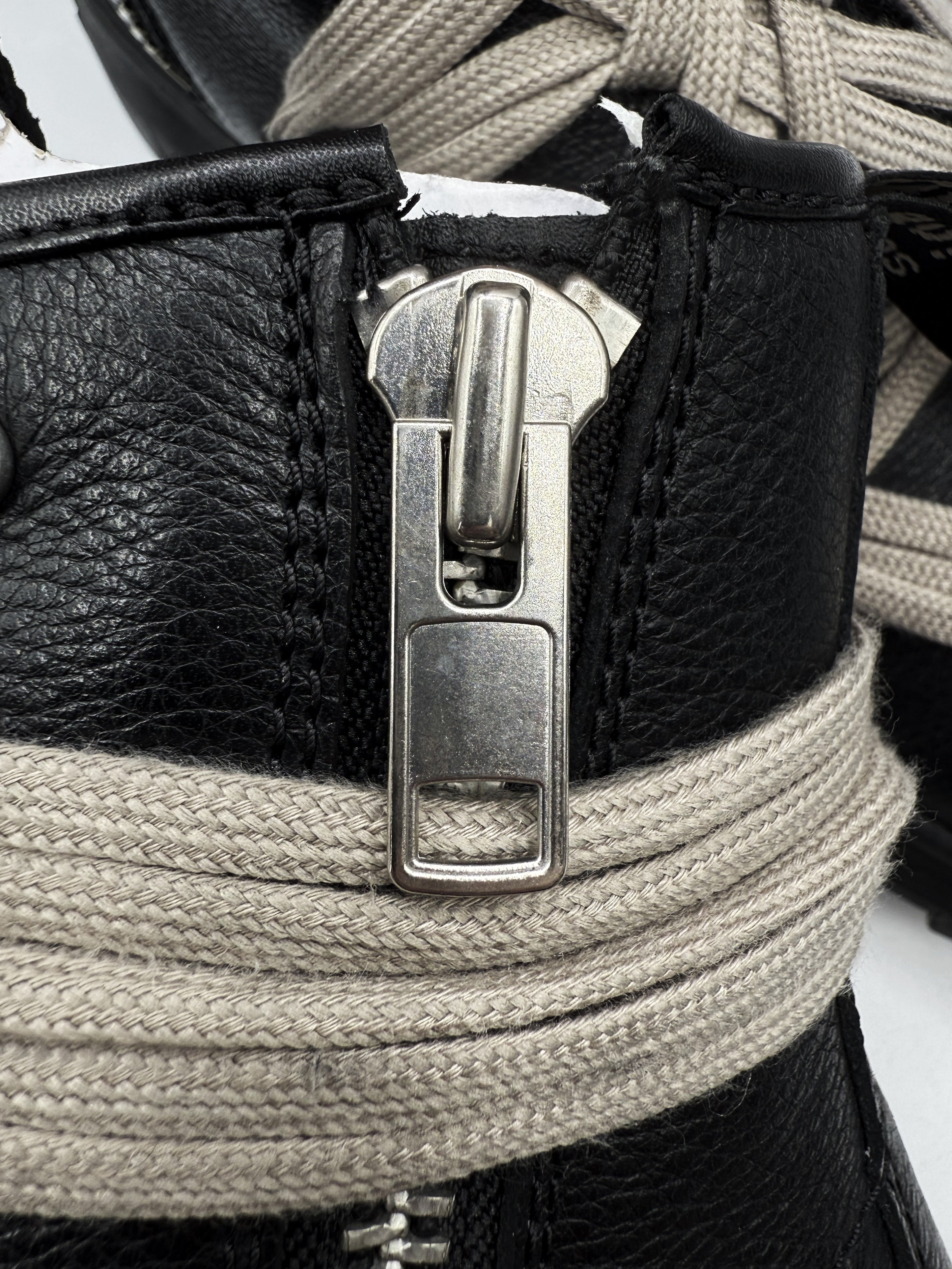 2024 Rick Owens x Dr Marten ‘1460’ DMXL Pentagram Lace Leather Boots