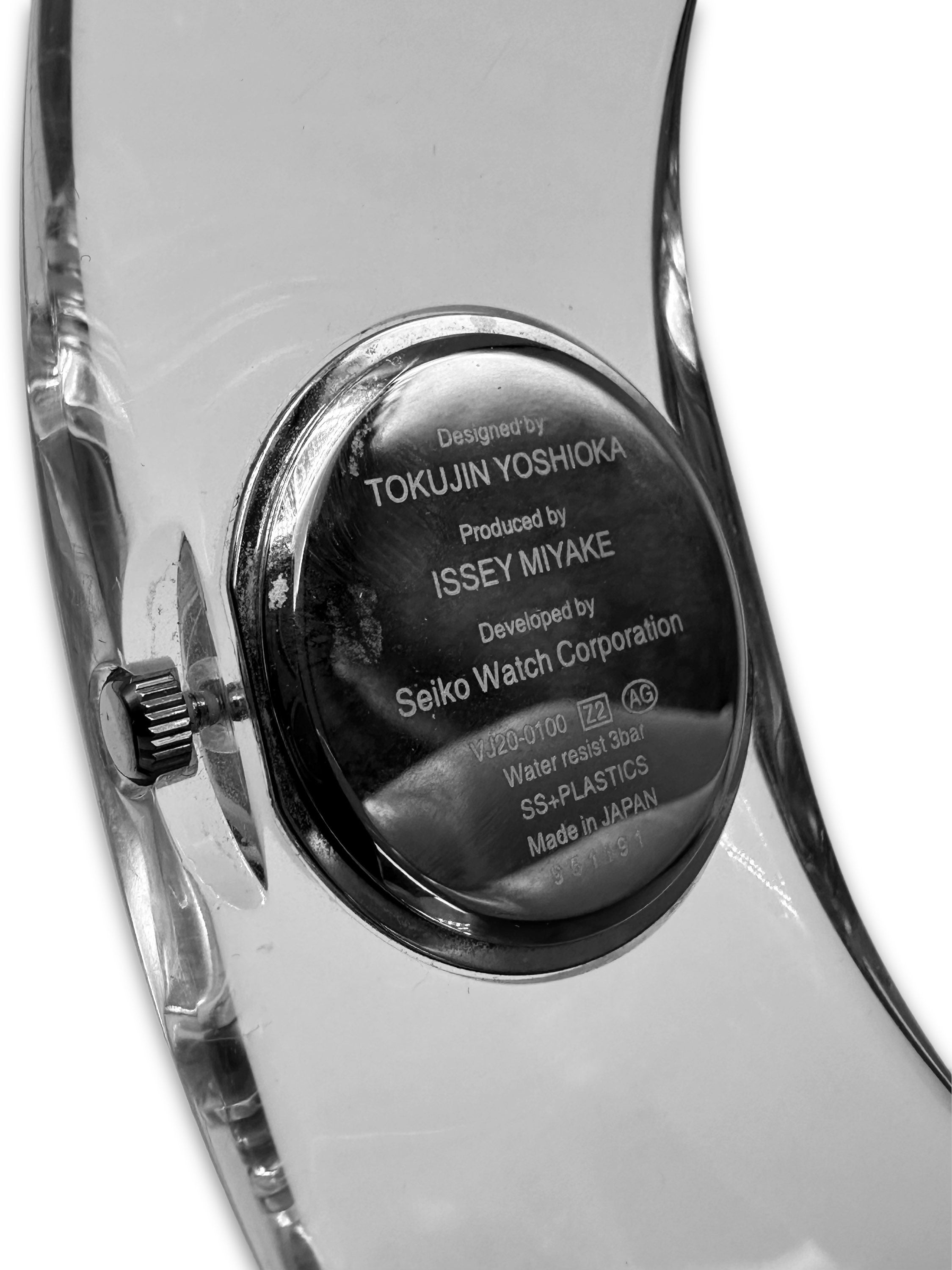 00s Issey Miyake by Tokujin Yoshioka x SEIKO Clear Wrist Watch