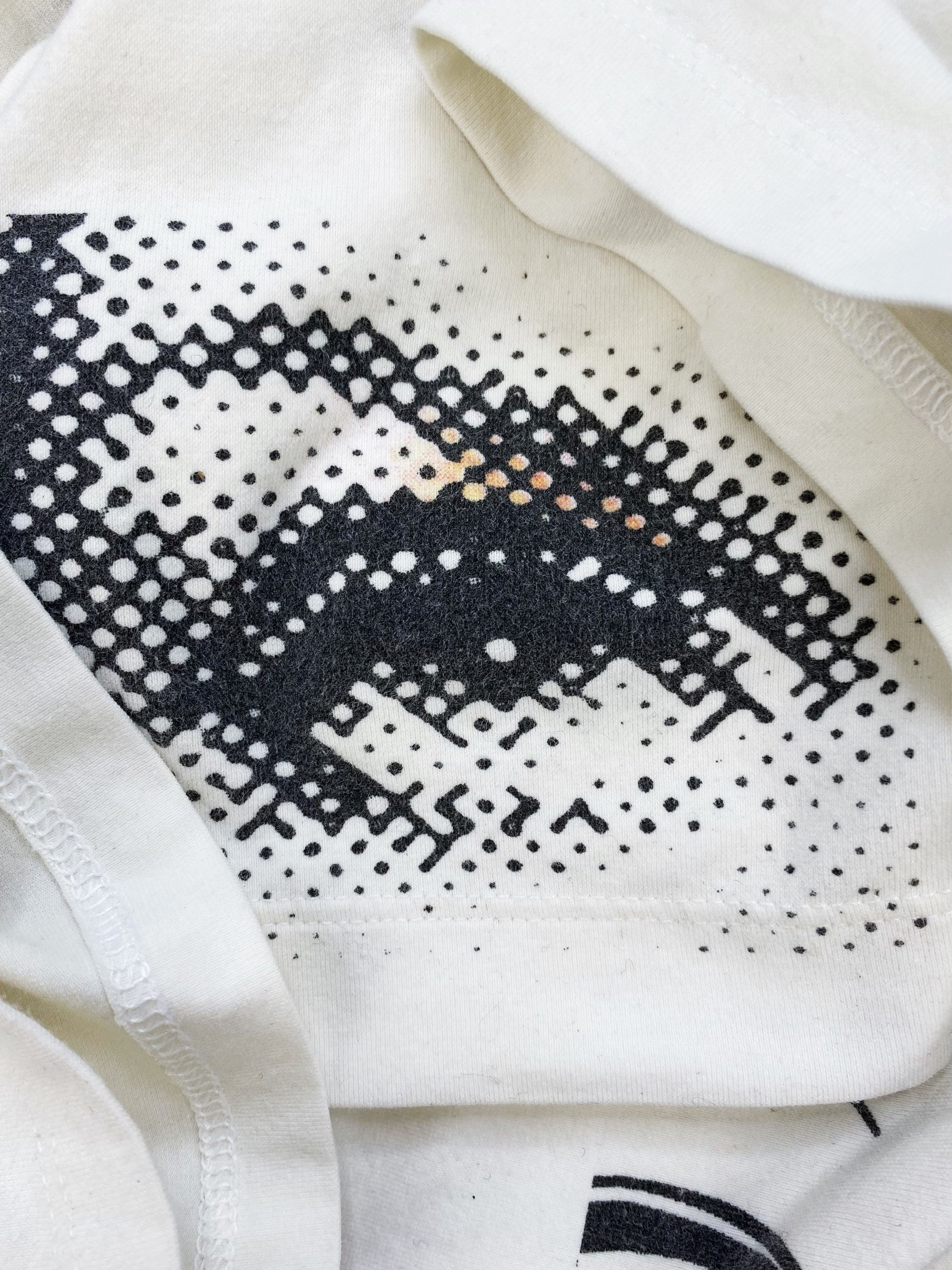 00s Versace Multi Colour Abstract Eye Graphic T-Shirt