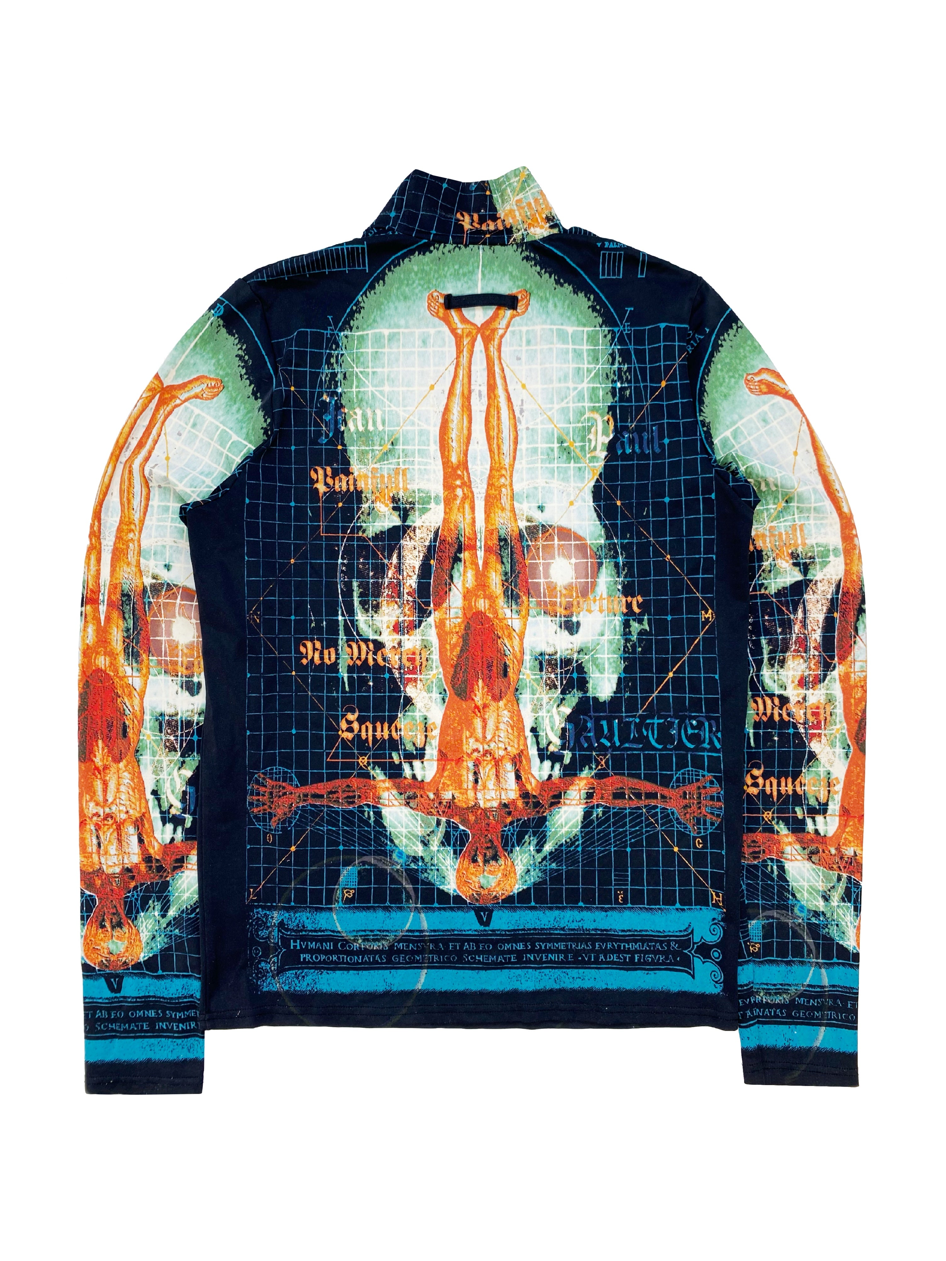 90’s Jean Paul Gaultier X-Ray “De Architectura” Turtleneck