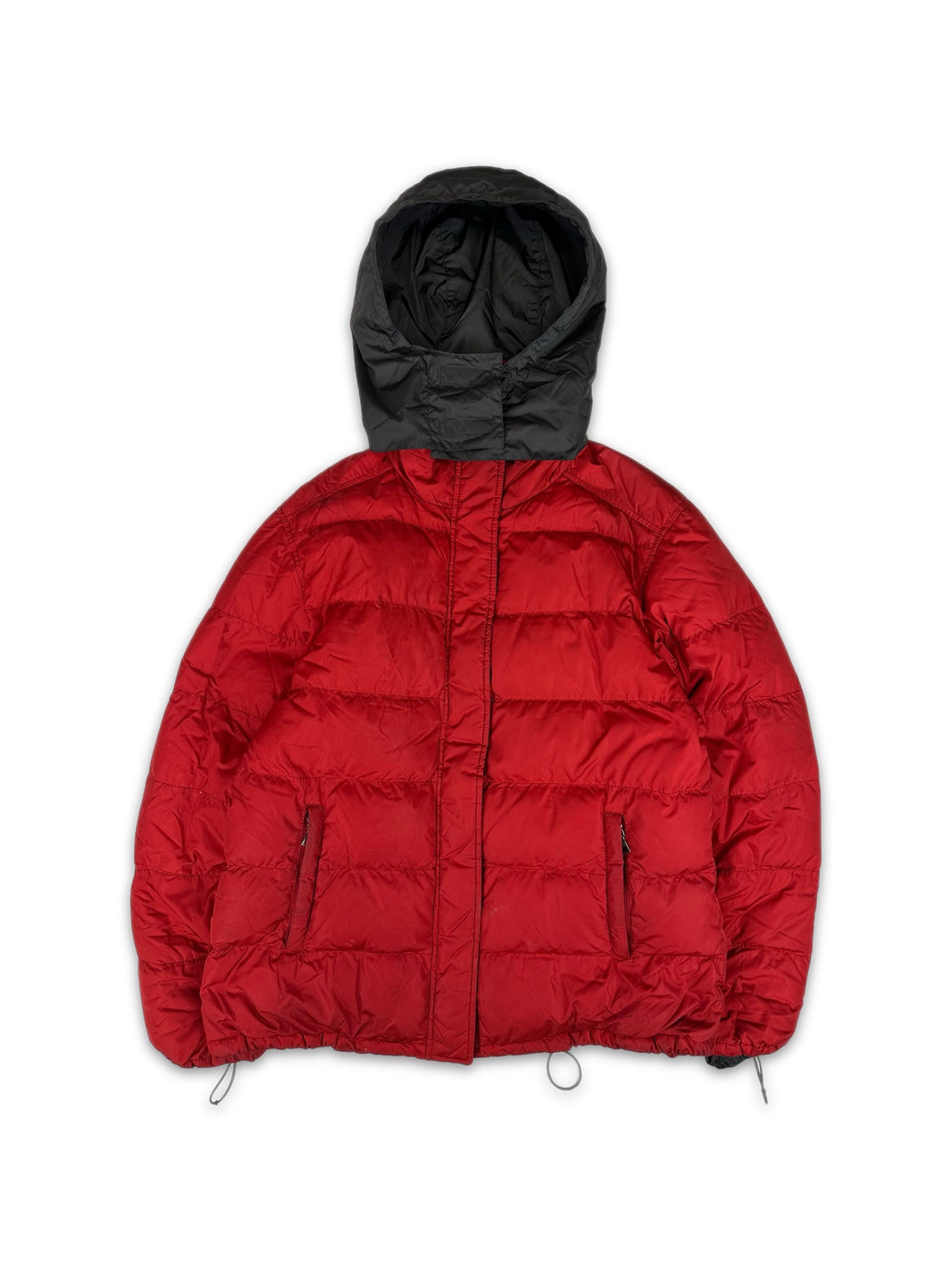 Prada Sport Linea Rossa Down Fill Two Tone Puffer Jacket