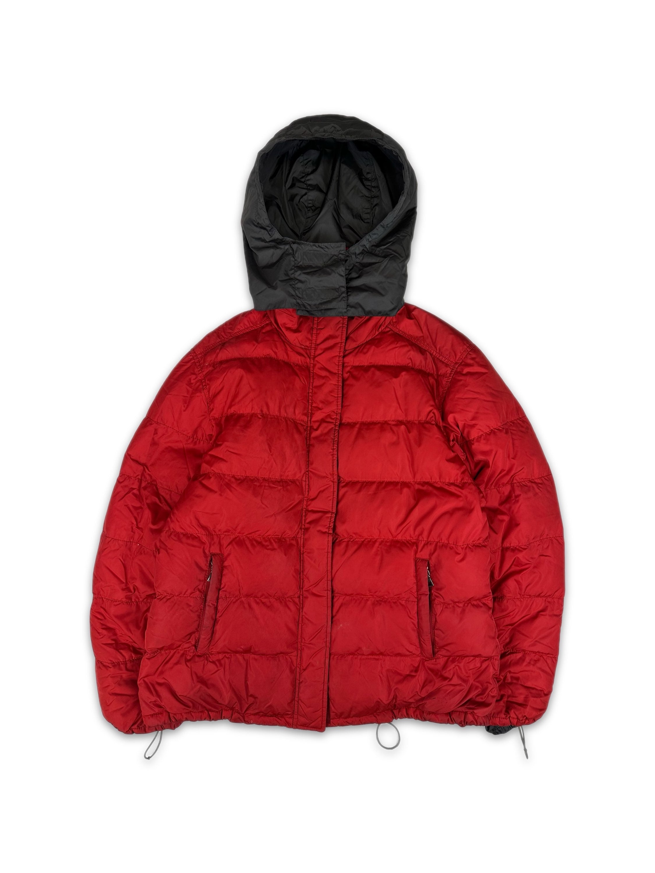 Prada Sport Linea Rossa Down Fill Two Tone Puffer Jacket
