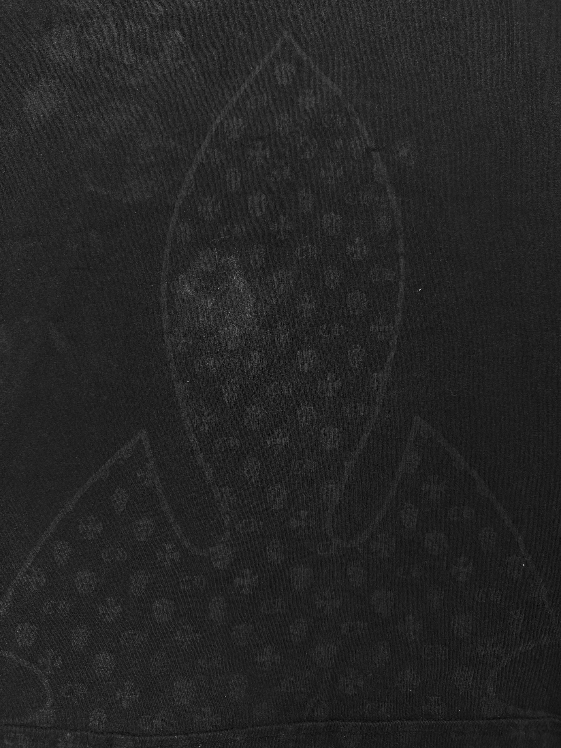 Chrome Hearts Fleur Plus Logo Black Pocket T-Shirt