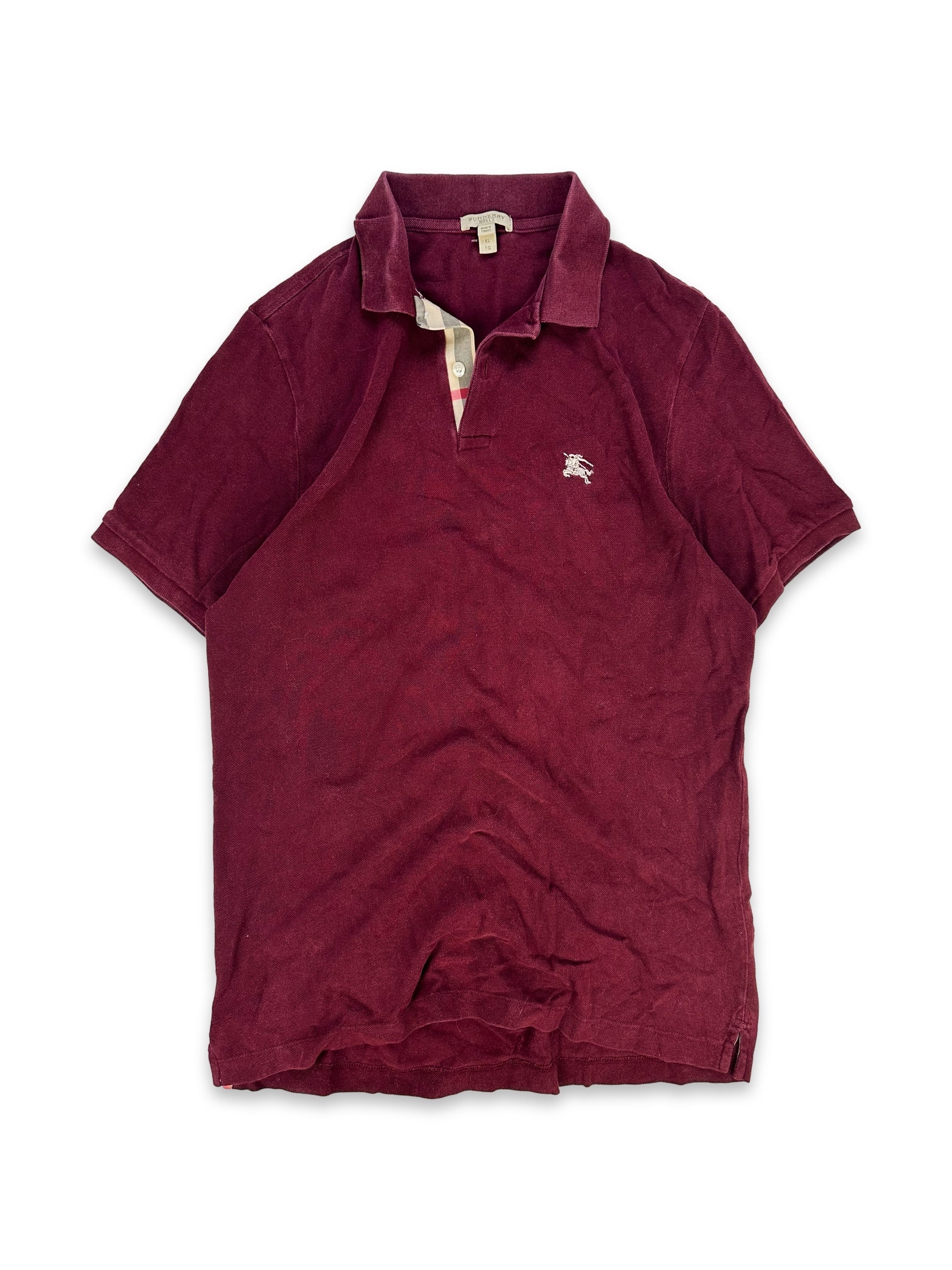 Burberry Brit Emboridered Novacheck Collared Polo