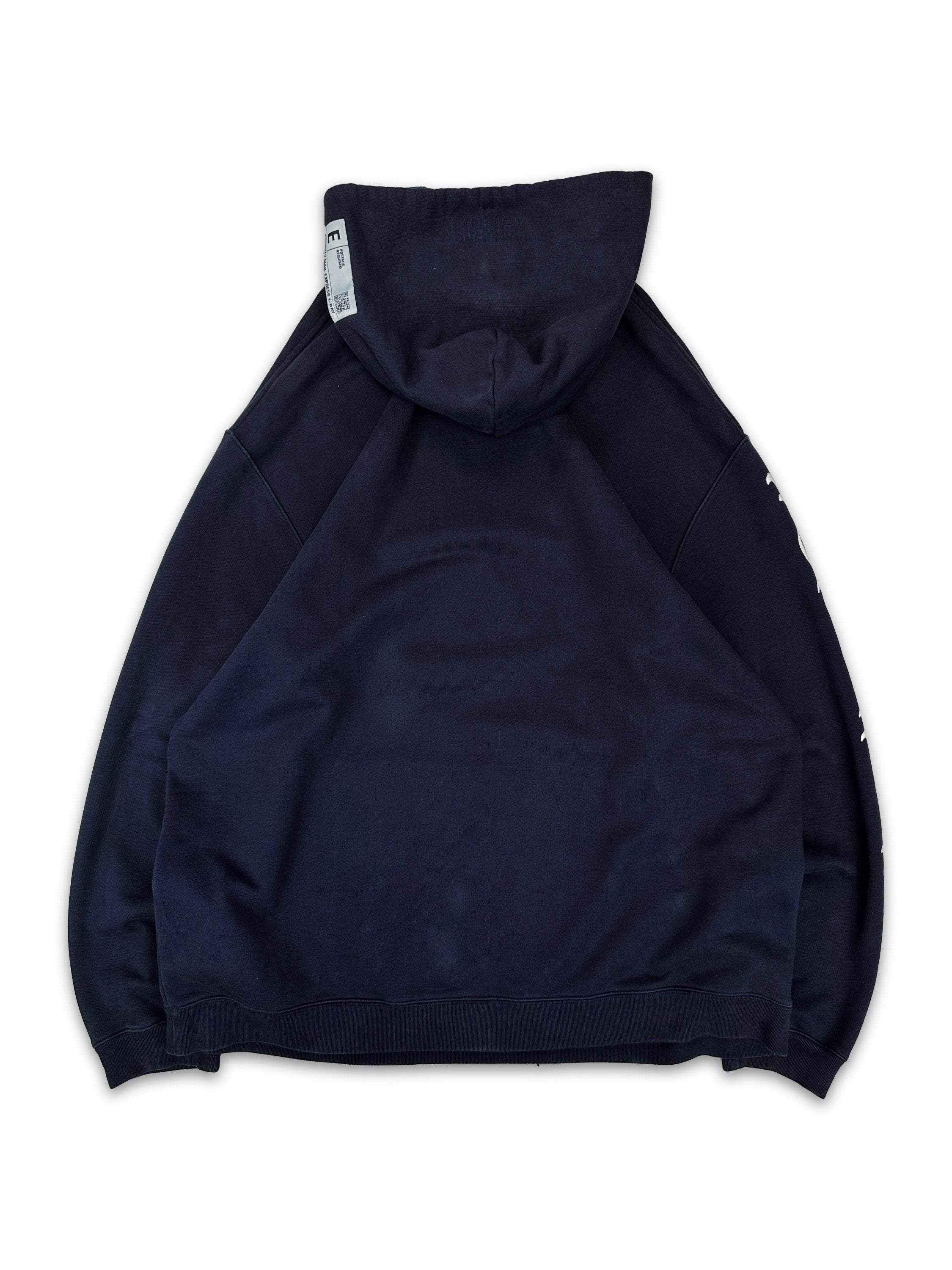 AW20 Vetements ‘Anarchy’ Motif Shipping Label Patch Hoodie