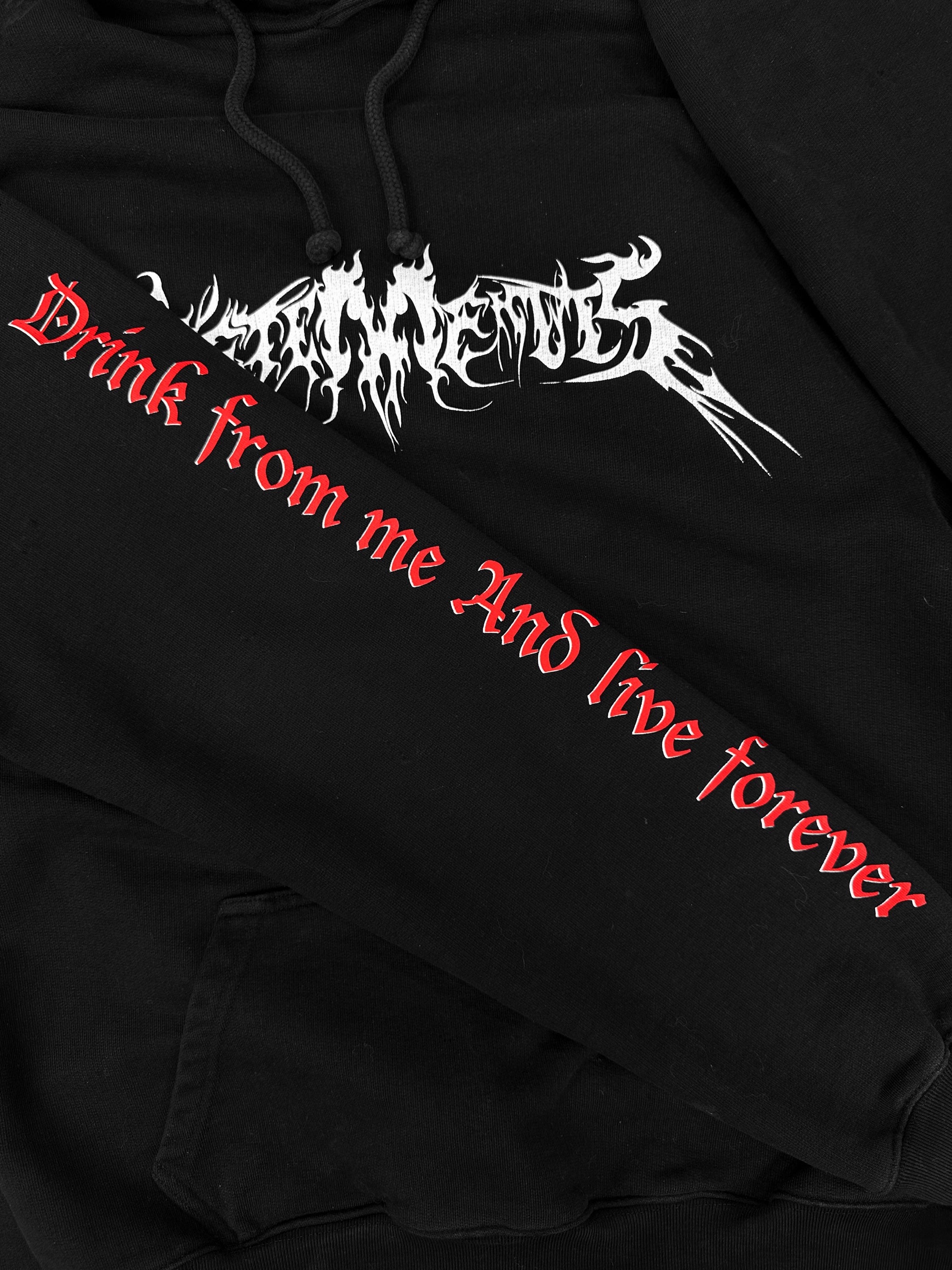AW17 Vetements Homme ‘Total Fucking Darkness’ Pentagram Hoodie