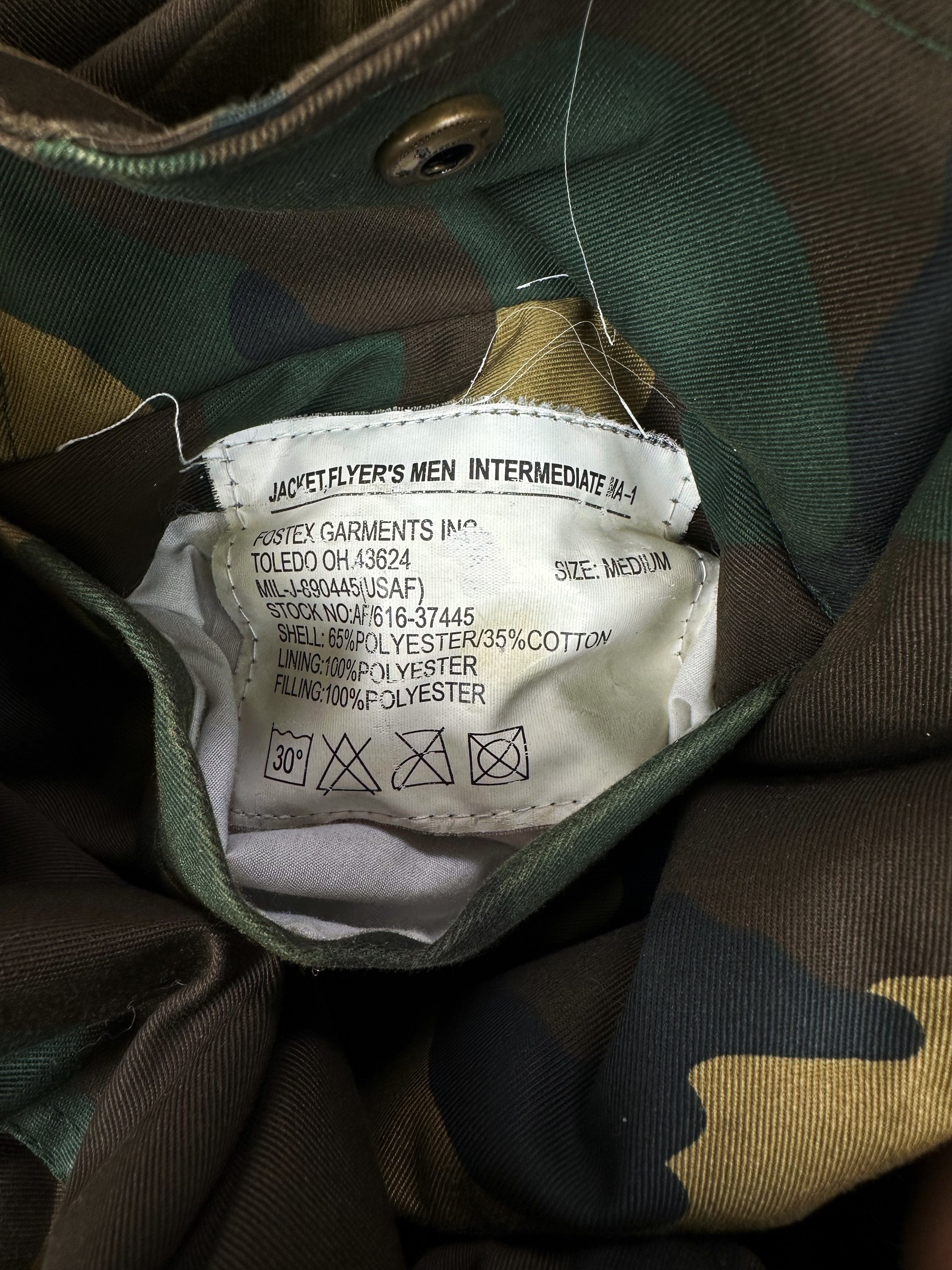 1017 Alyx 9SM ‘Halcyon Blvd’ Green Camo Bomber Jacket