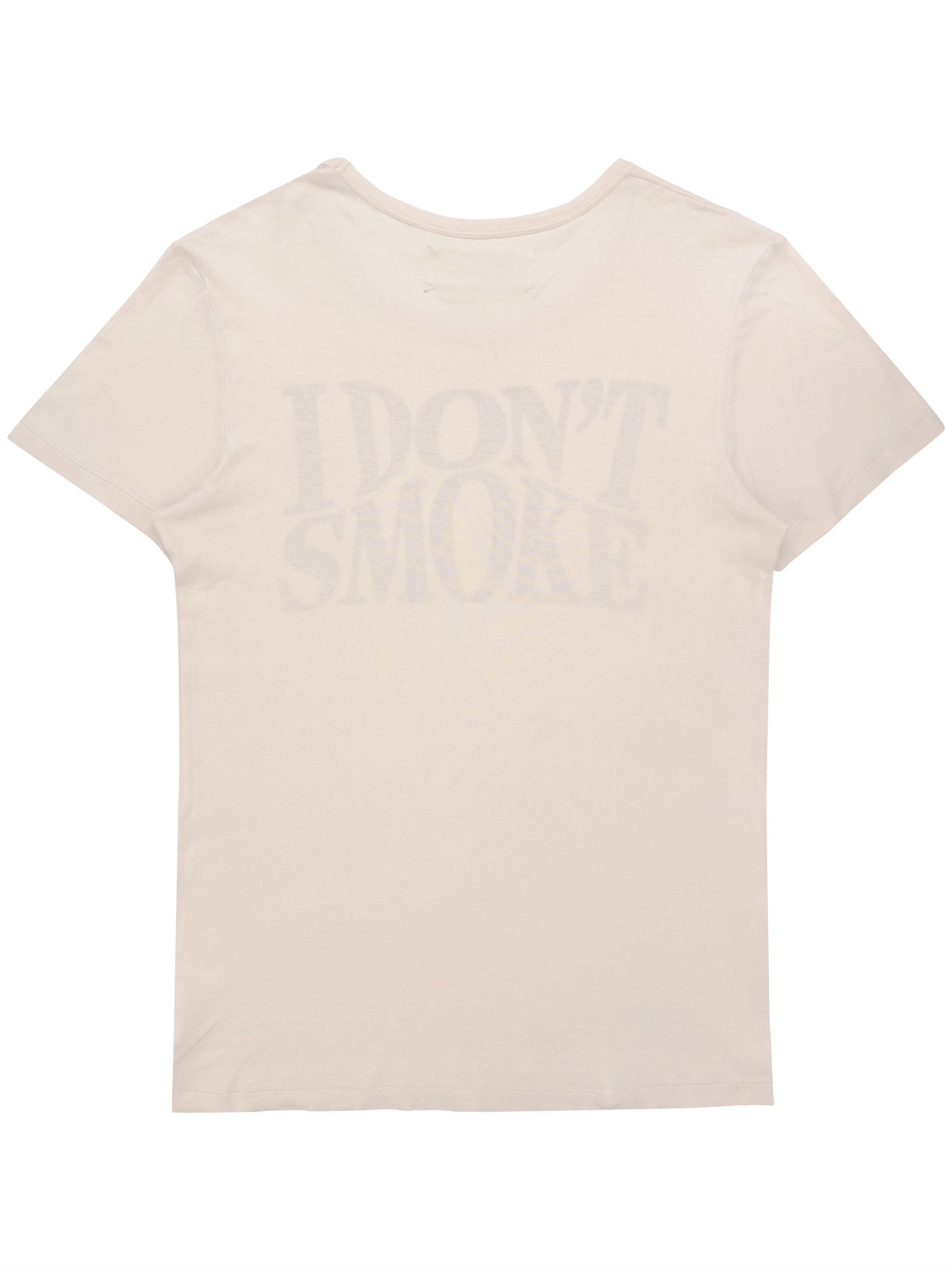 AW06 Maison Margiela “I Don’t Smoke” Reversible Short Sleeve T-Shirt