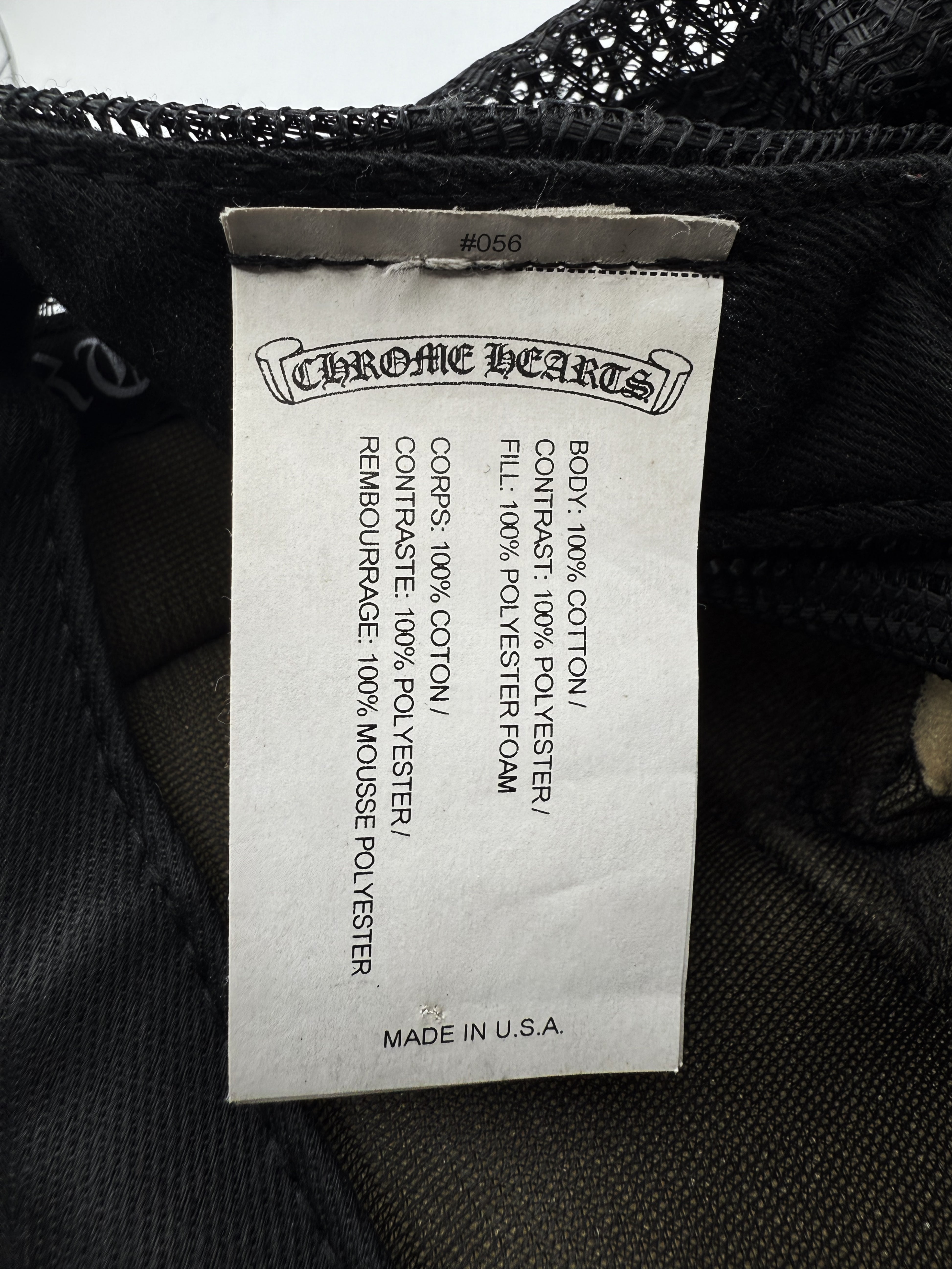 Chrome Hearts Honolulu Exclusive ‘CH’ Mesh Trucker Hat
