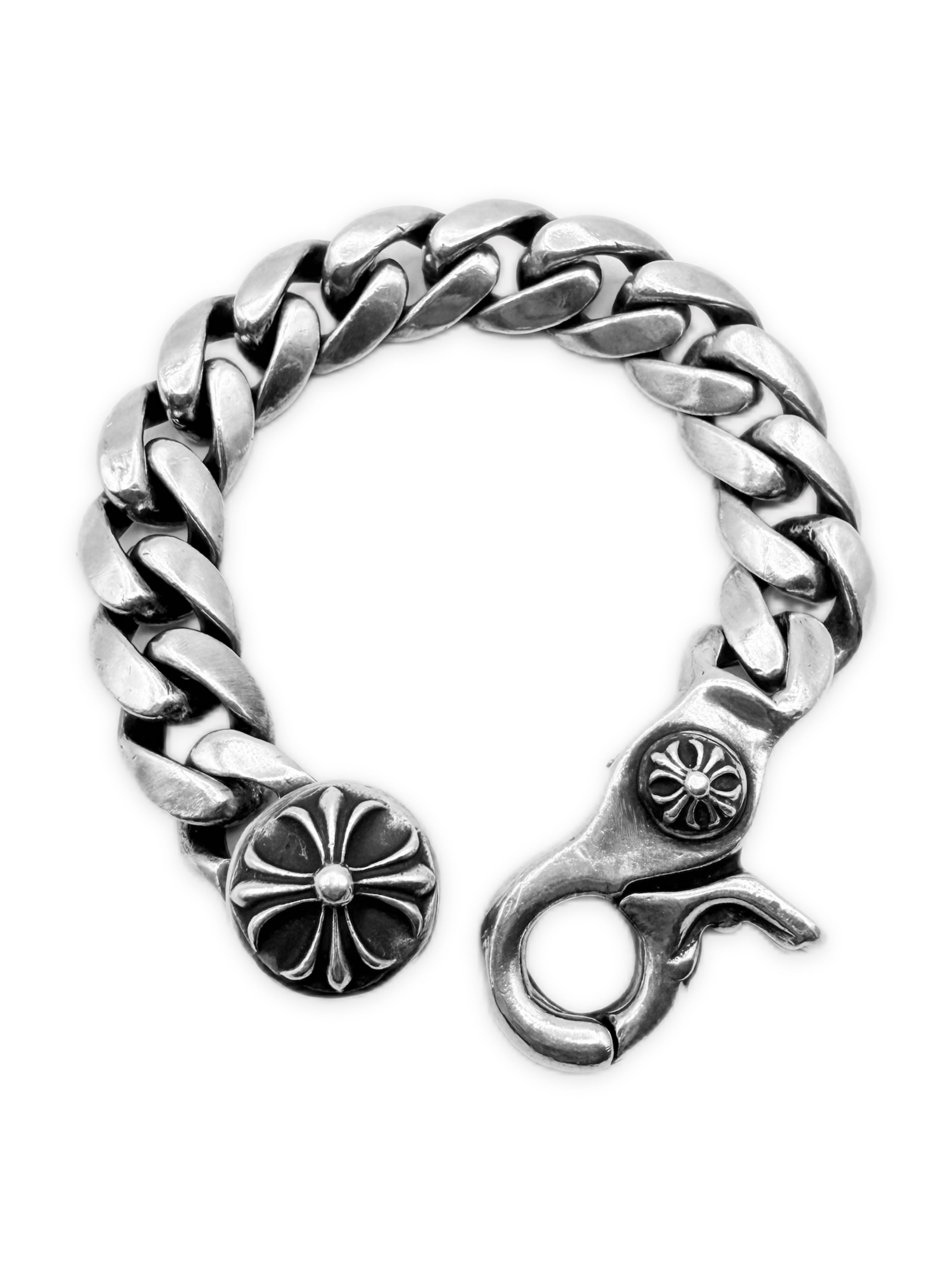 Chrome Hearts Cuban Link Plus Lobster Clasp 8 in Bracelet
