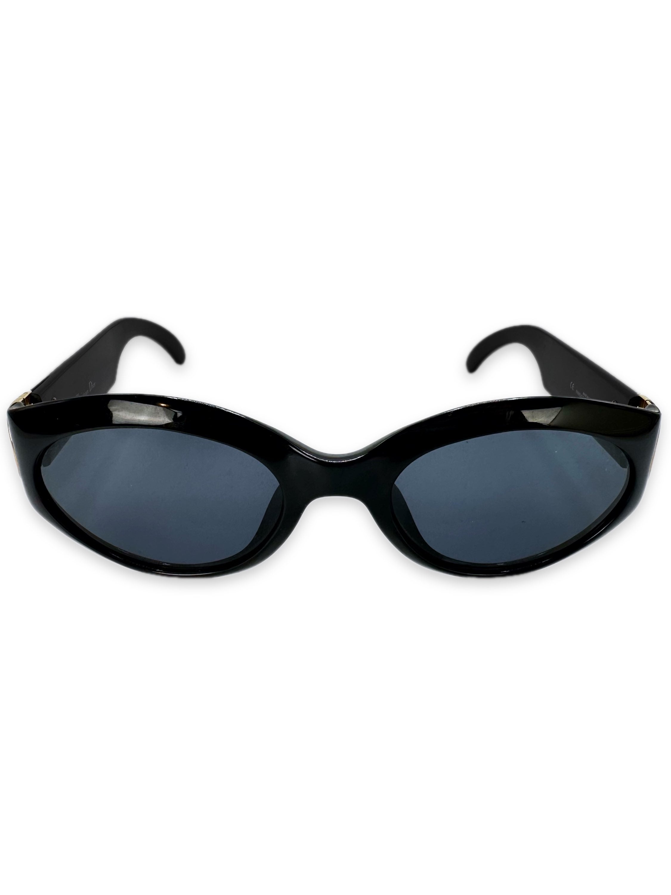 00s Dior ‘CD’ Logo Blue Tint Rounded Sunglasses