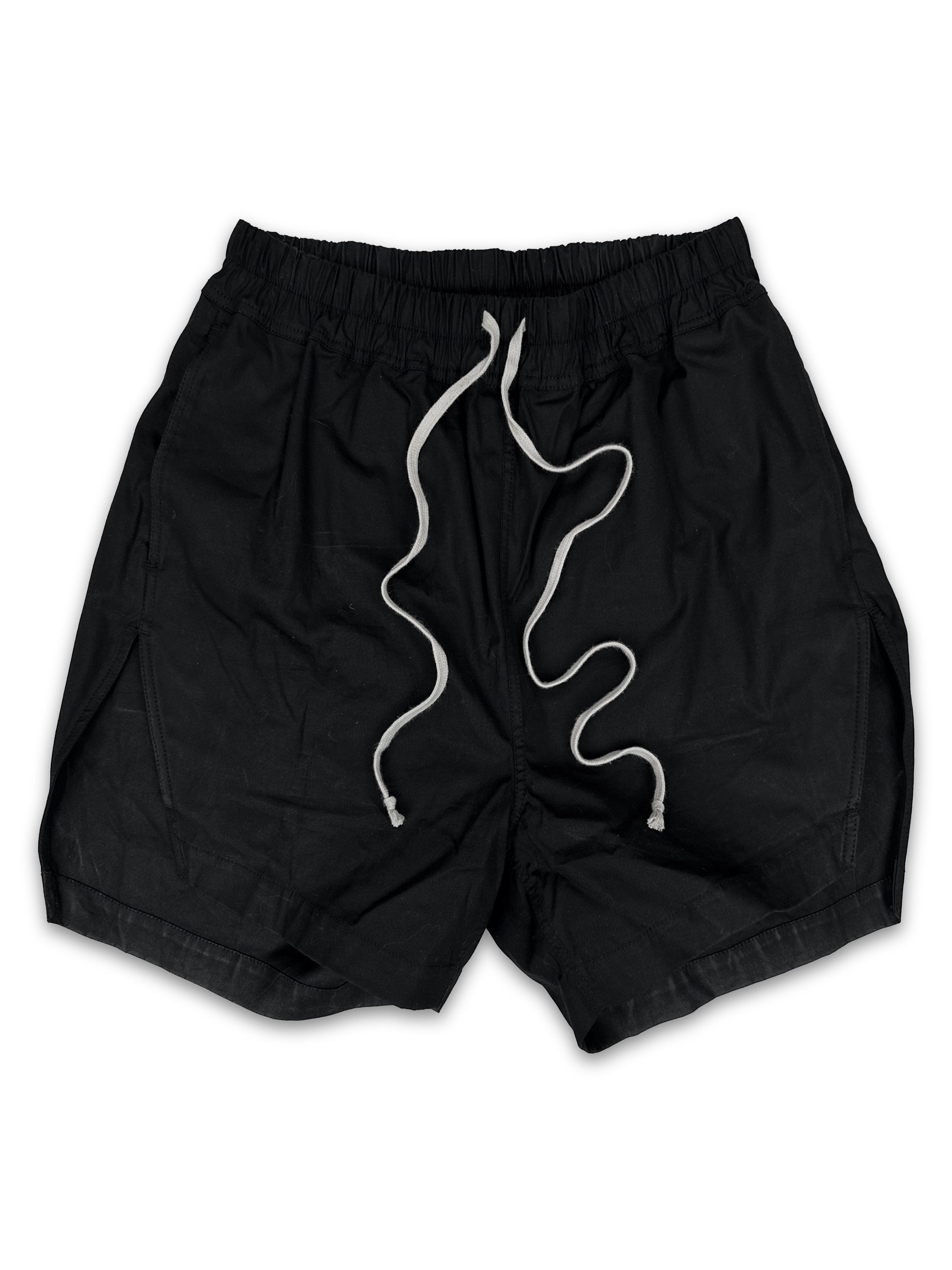 AW23 Rick Owens ‘Luxor’ Black Nylon Boxer Shorts