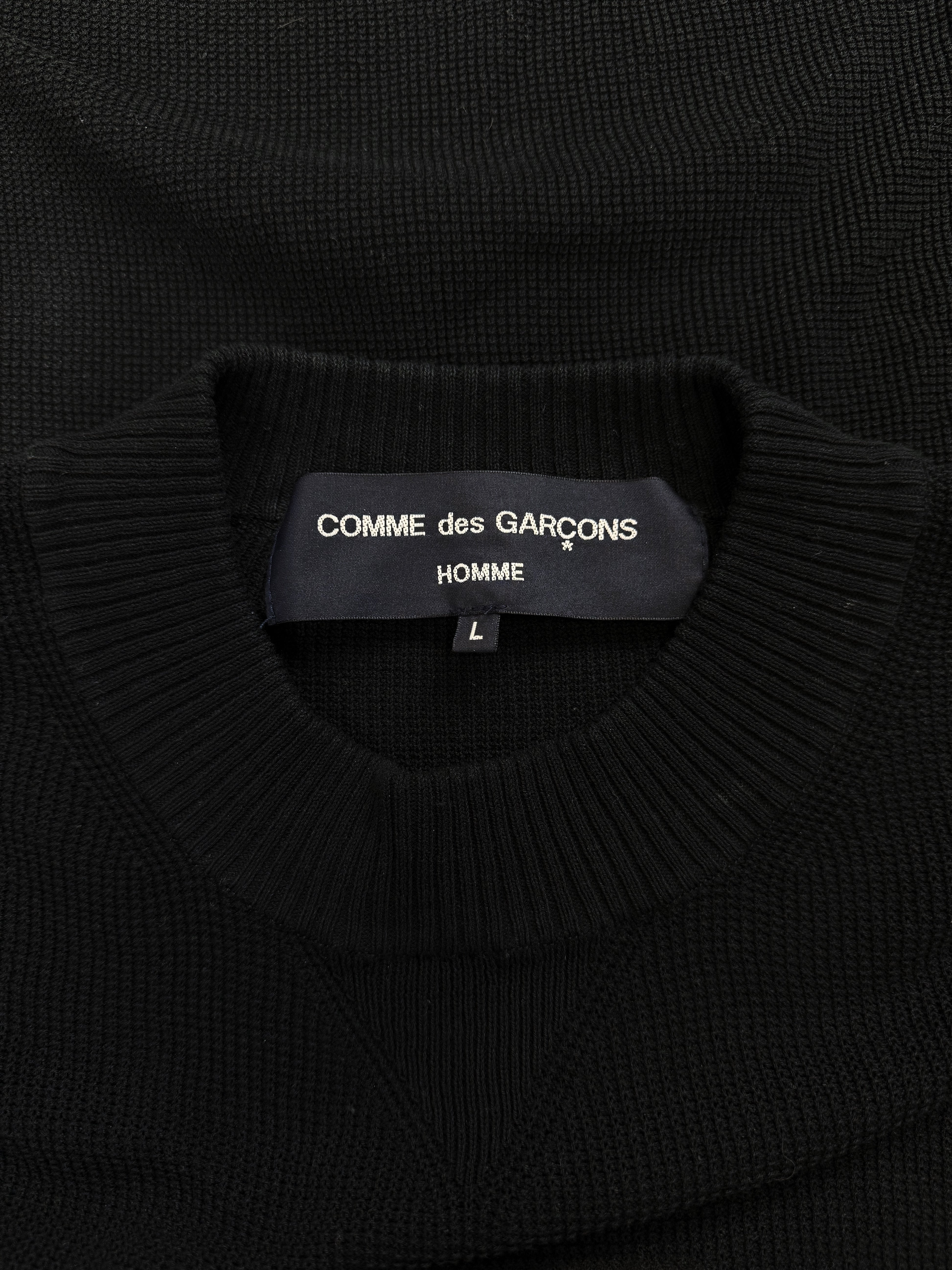Comme des Garçons Homme Chest Logo Knitted Sweater