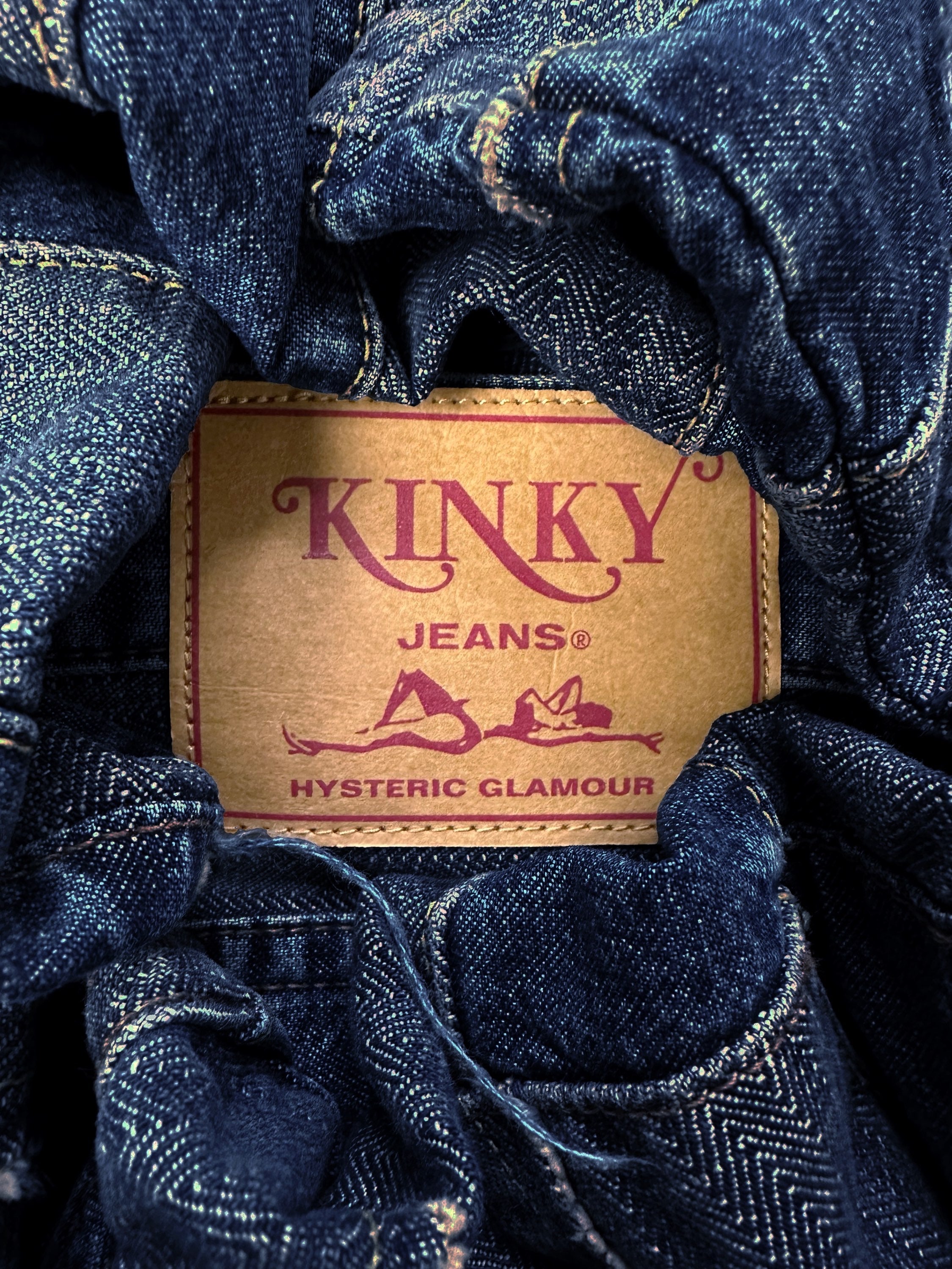 Hysteric Glamour ‘Hagi’ Distressed Patchwork Kinky Denim