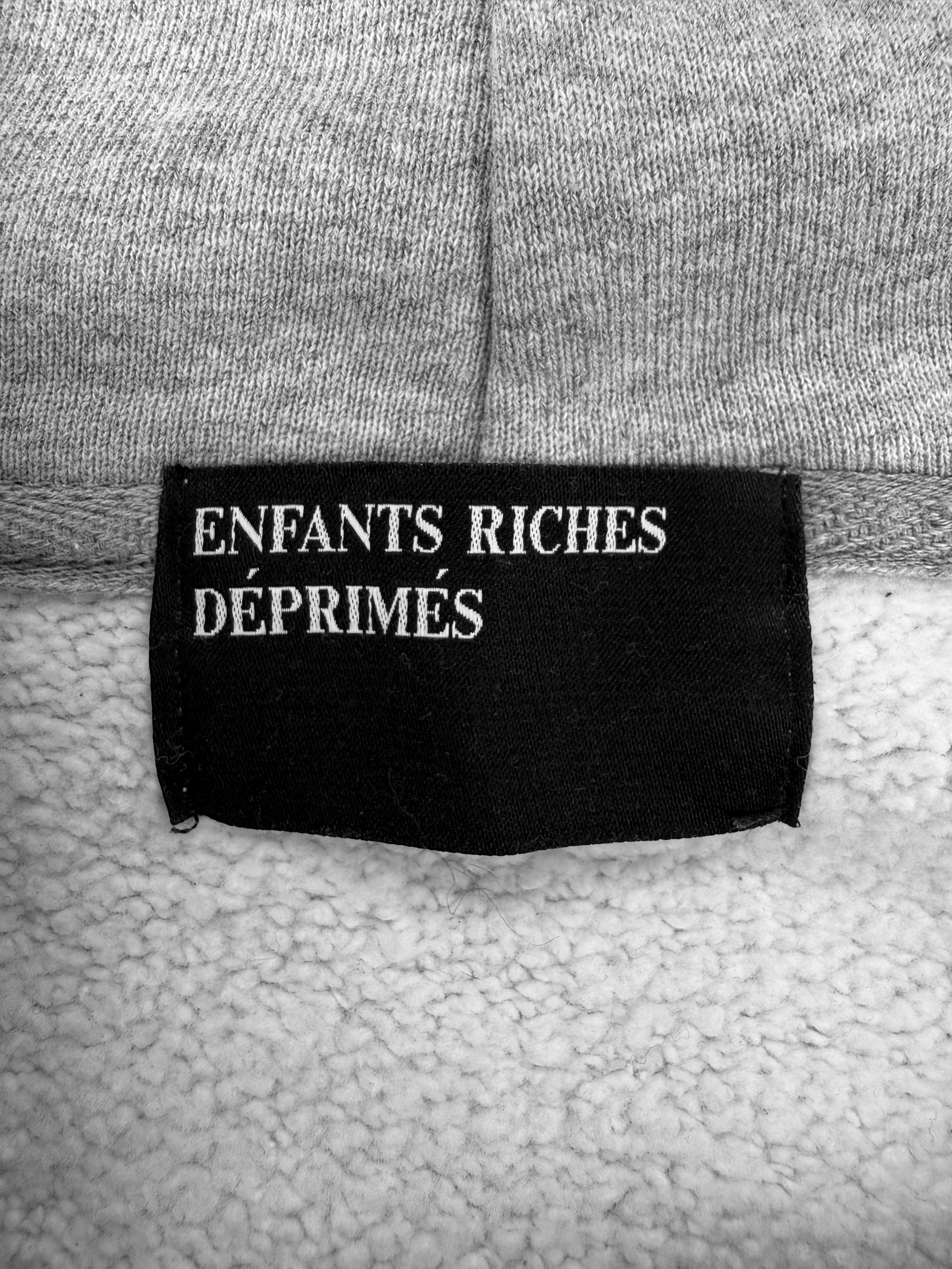 Enfants Riches Deprimes ‘Broom Chain Face’ Heather Grey Hoodie