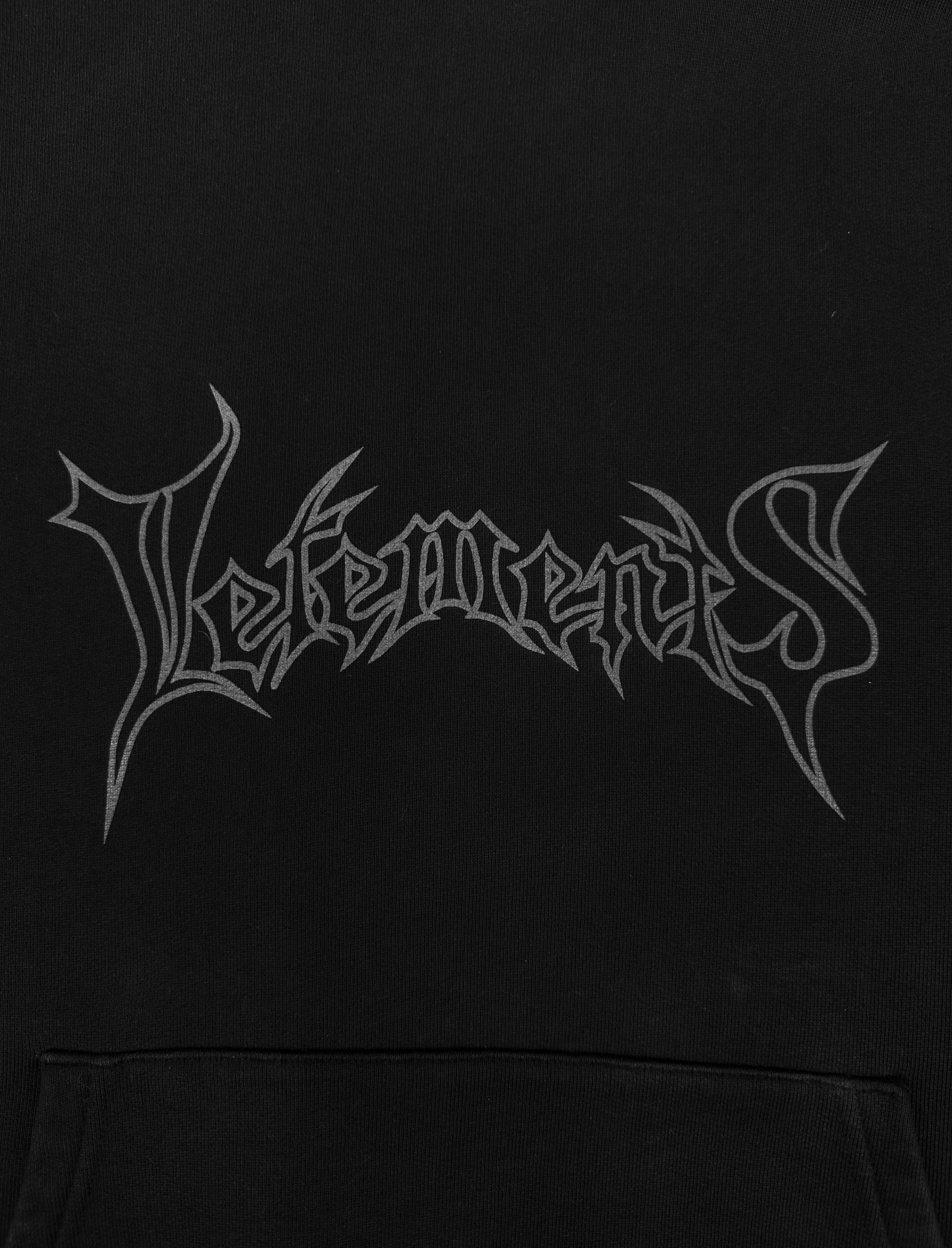 AW16 Vetements Femme OG ‘Metal’ Logo Oversized Hoodie