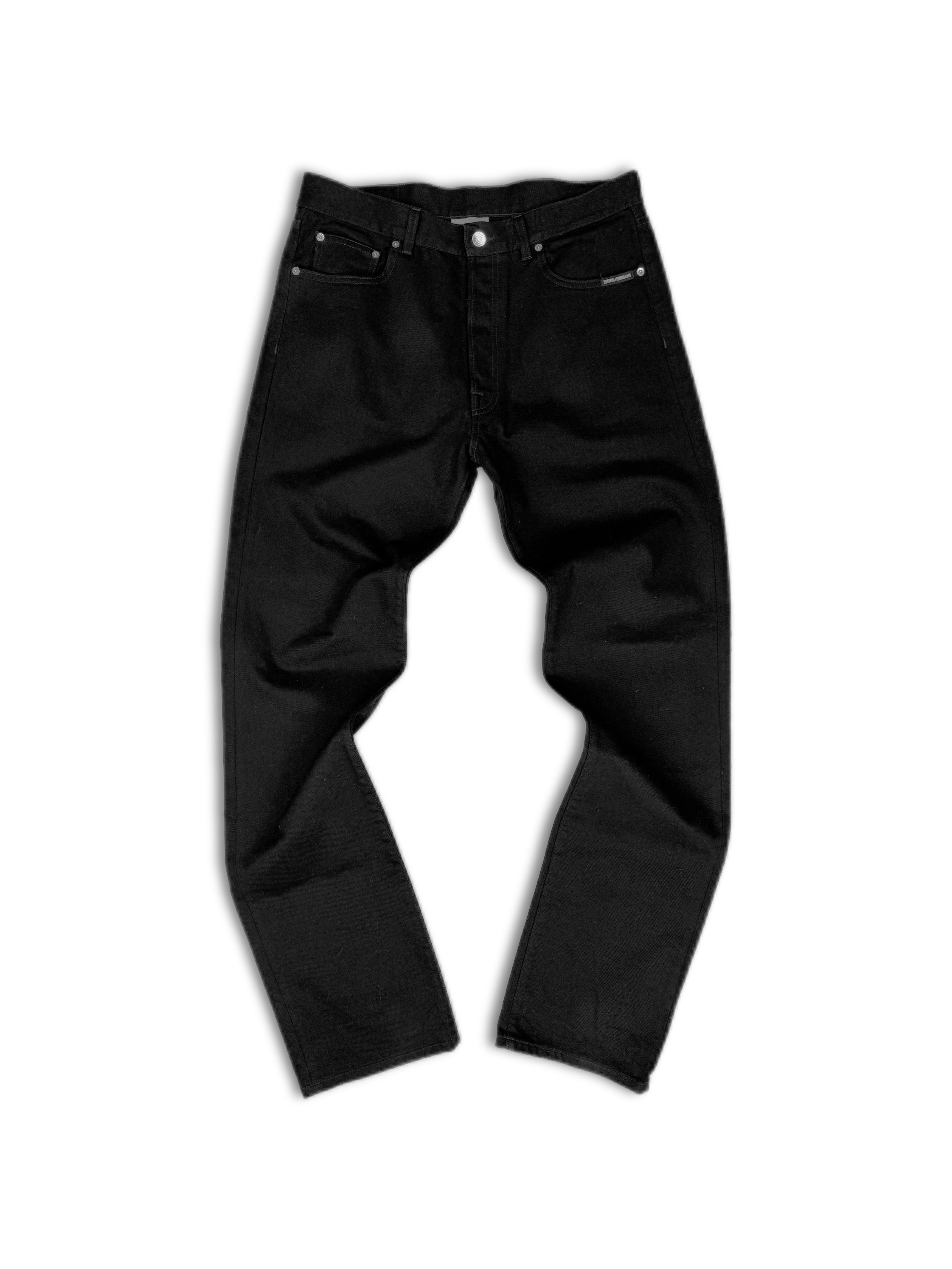 Vtmnts Black Boot Cut Heavy Weight Black Denim