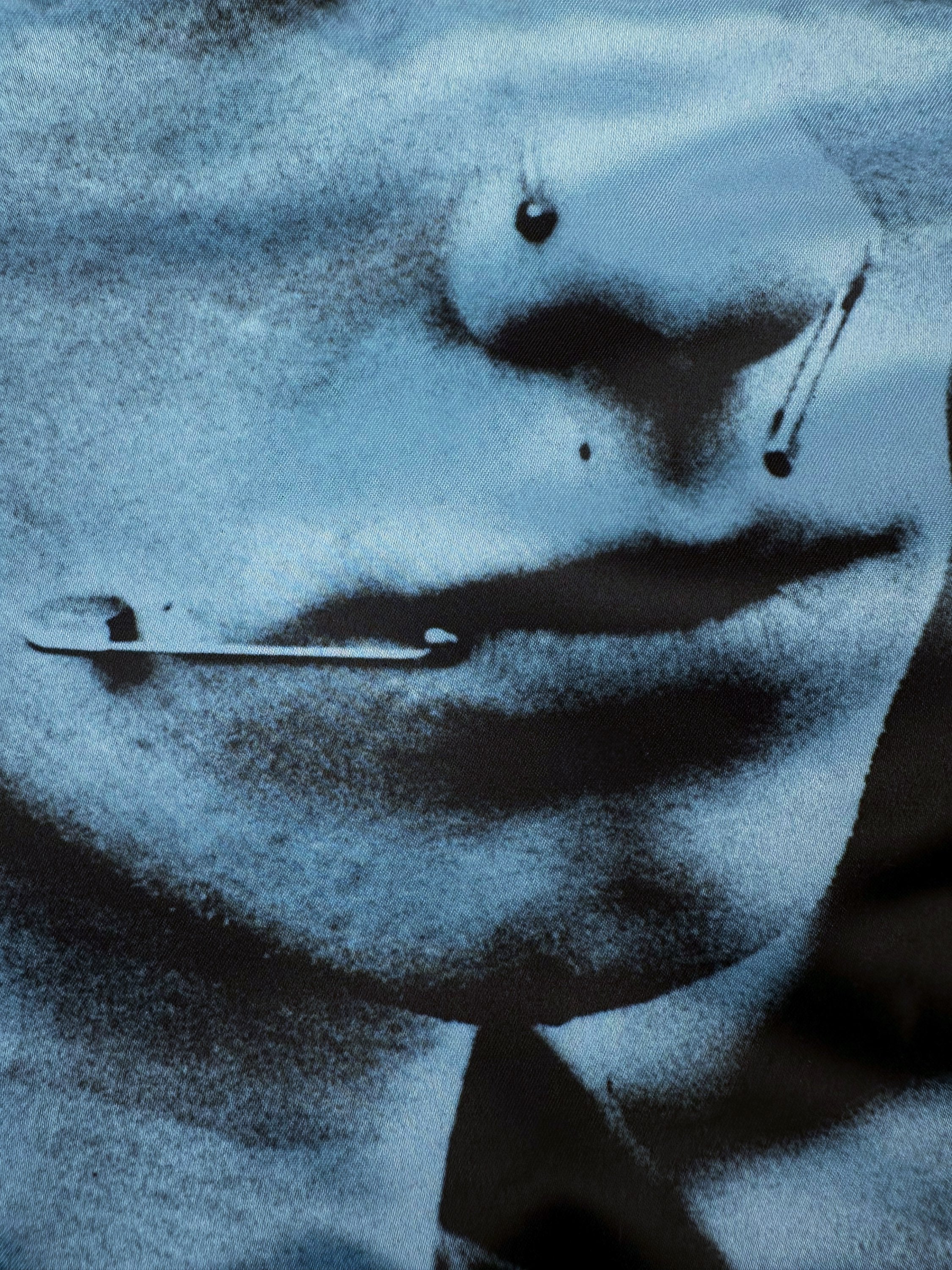 SS19 Raf Simons x Eastpak Blue Graphic Crossbody Bag