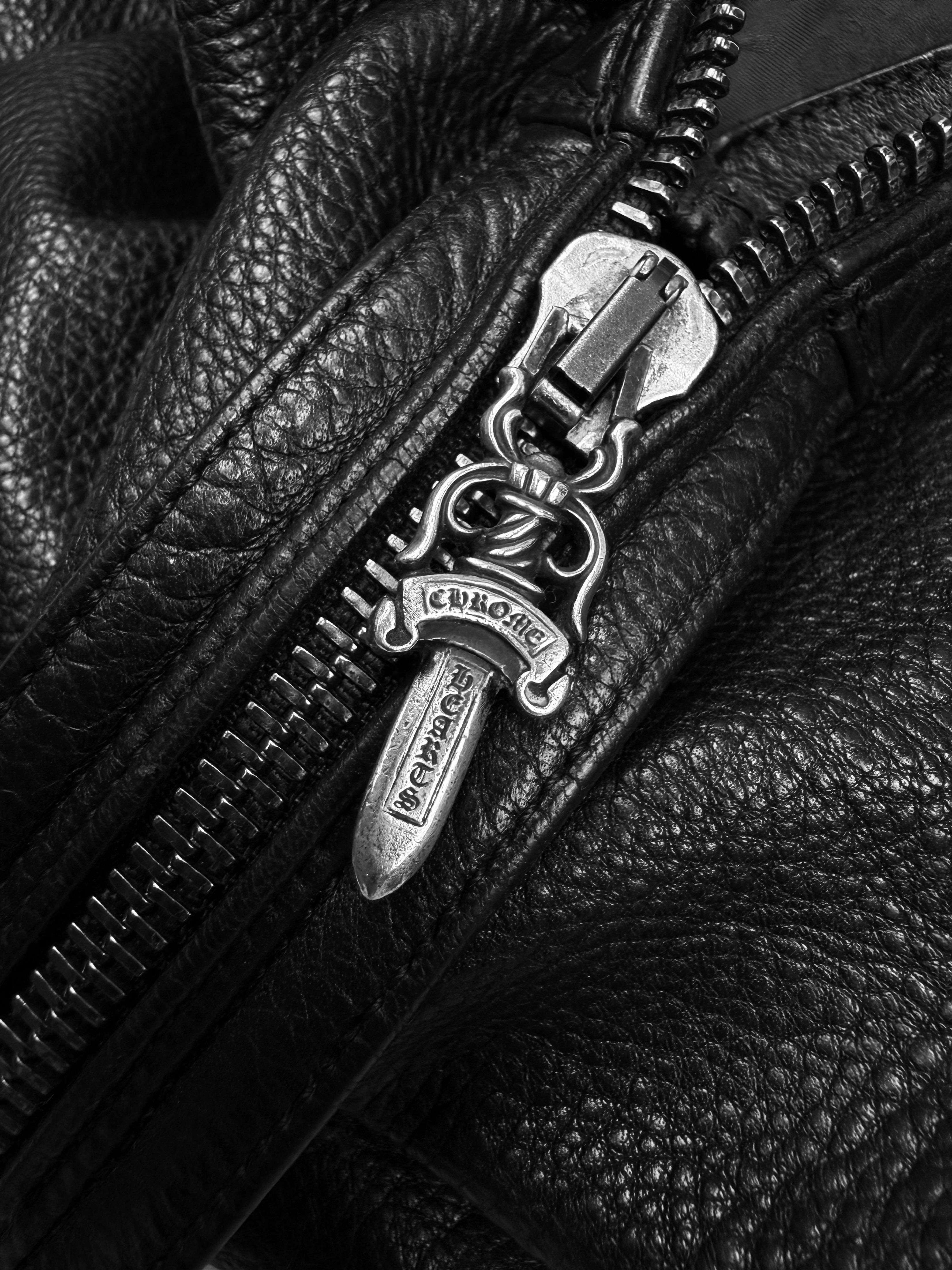 Chrome Hearts Lelo Fleur Leather Cross Body Gunslinger Bag