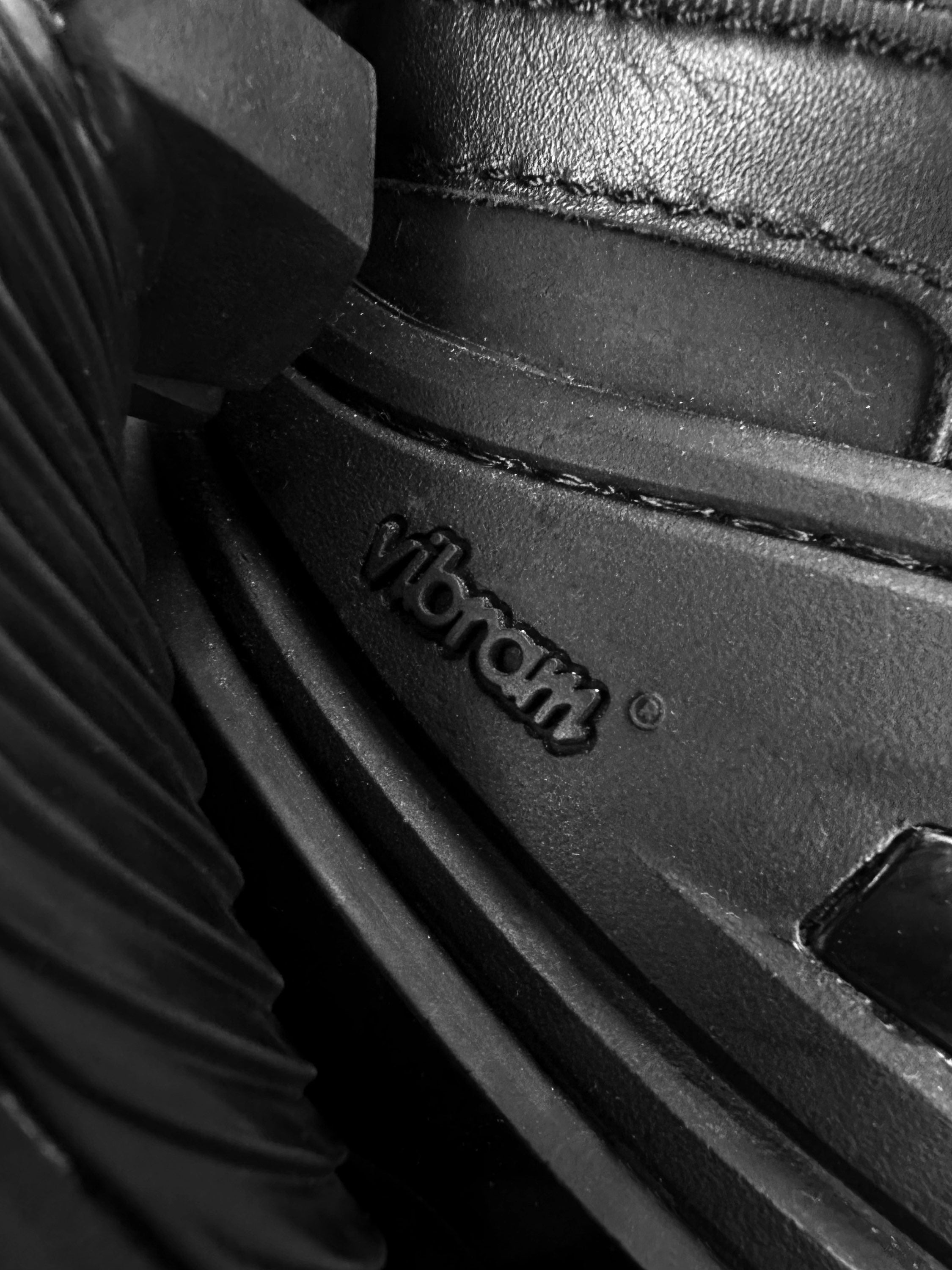 1017 Alyx 9SM ‘Indivisible’ Black Vibram Leather Sneakers