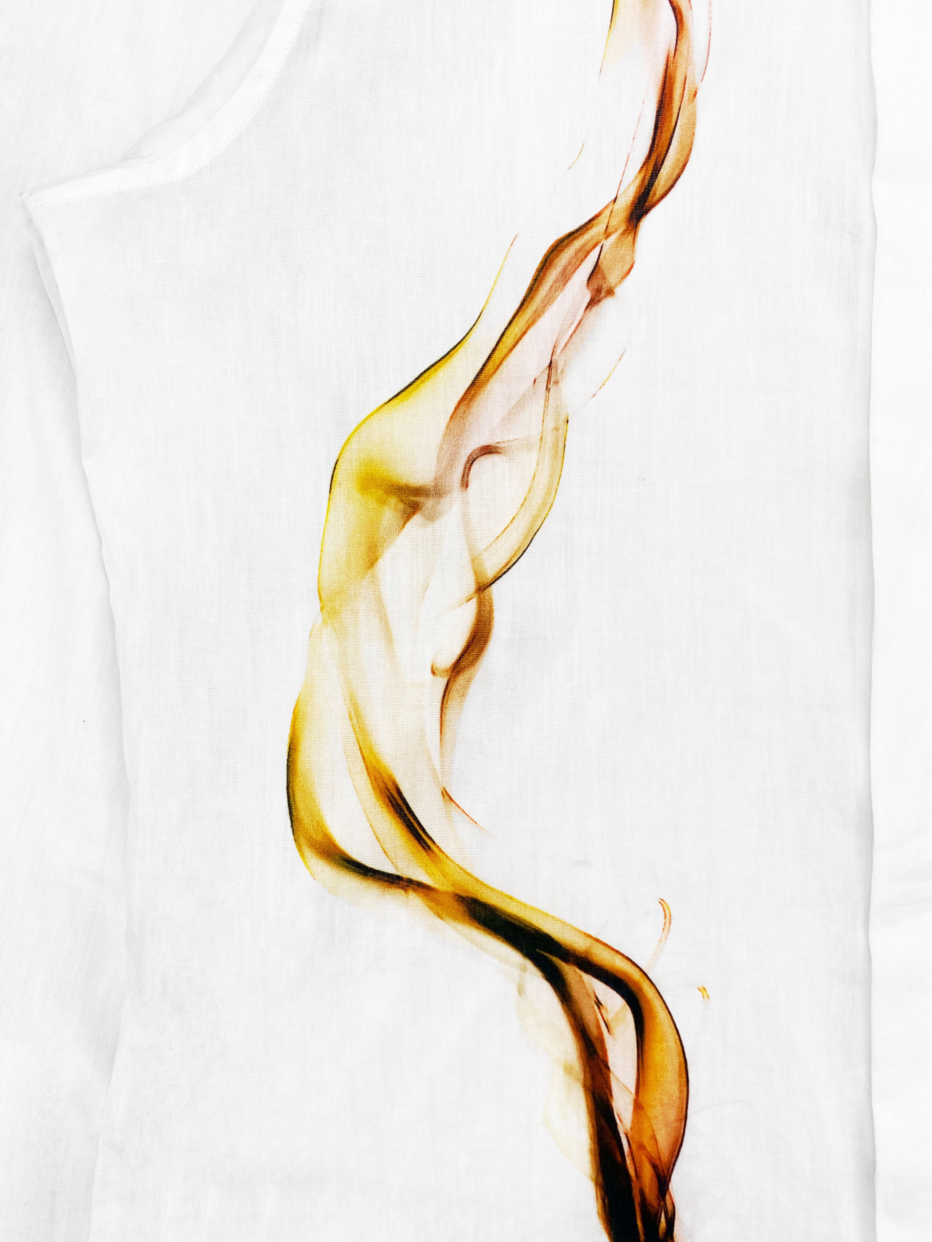 SS09 Alexander McQueen “Flame” Graphic Button Down Shirt