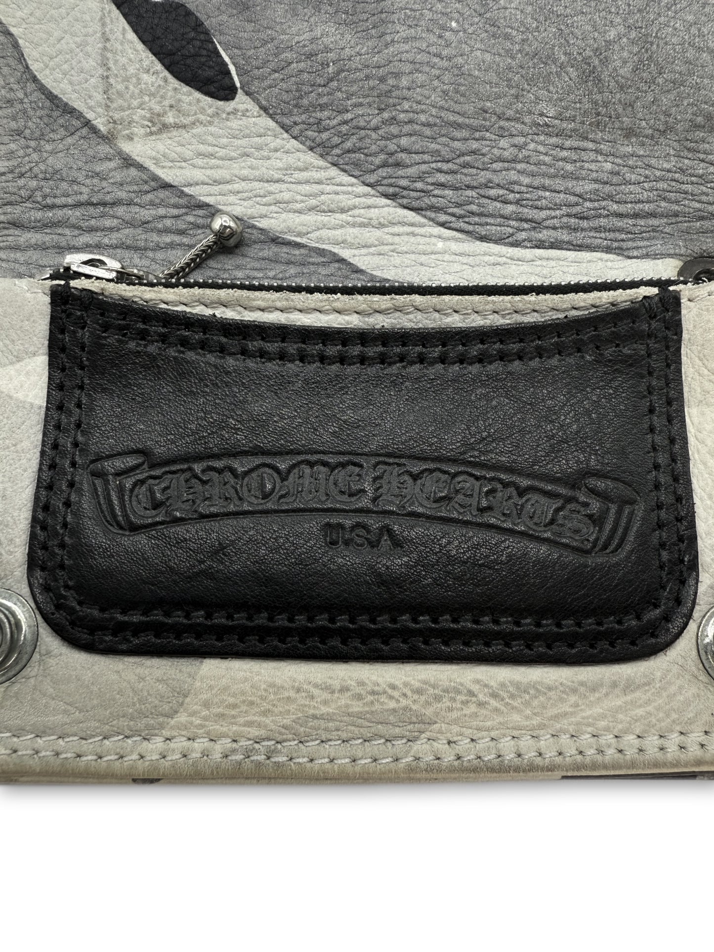 Chrome Hearts ‘Snow Camo’ Leather Bifold Wallet