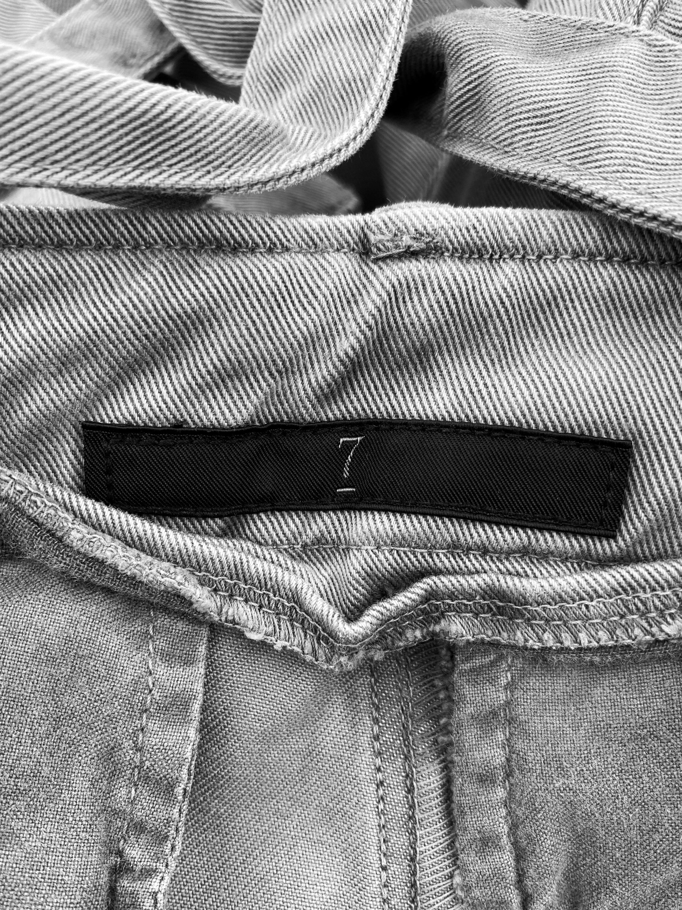 SS11 Julius Gas Mask Bondage Strap Washed Cargo Pants