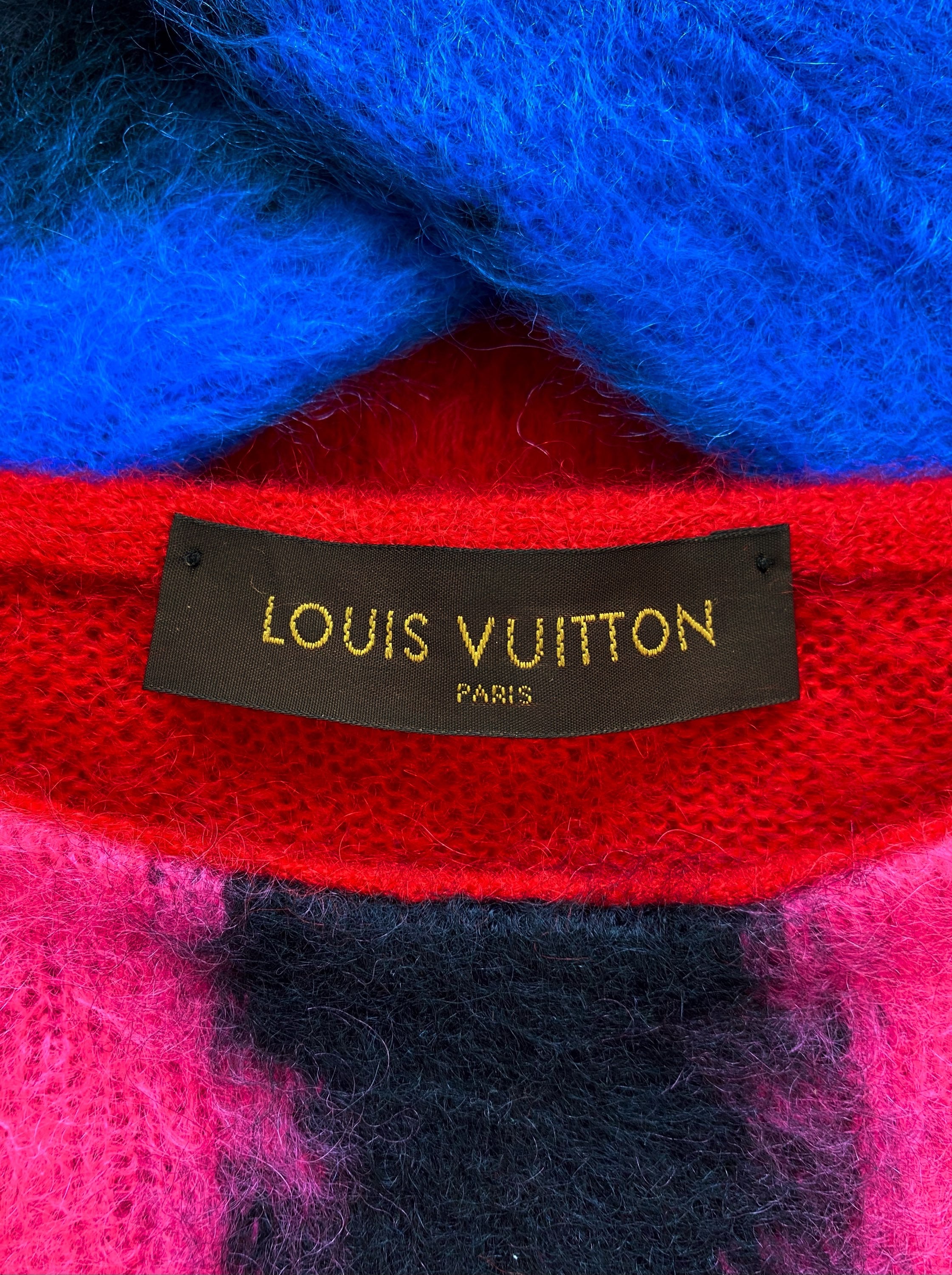 SS17 Louis Vuitton ‘Impala’ Loose Gauge Mohair Knitted Sweater