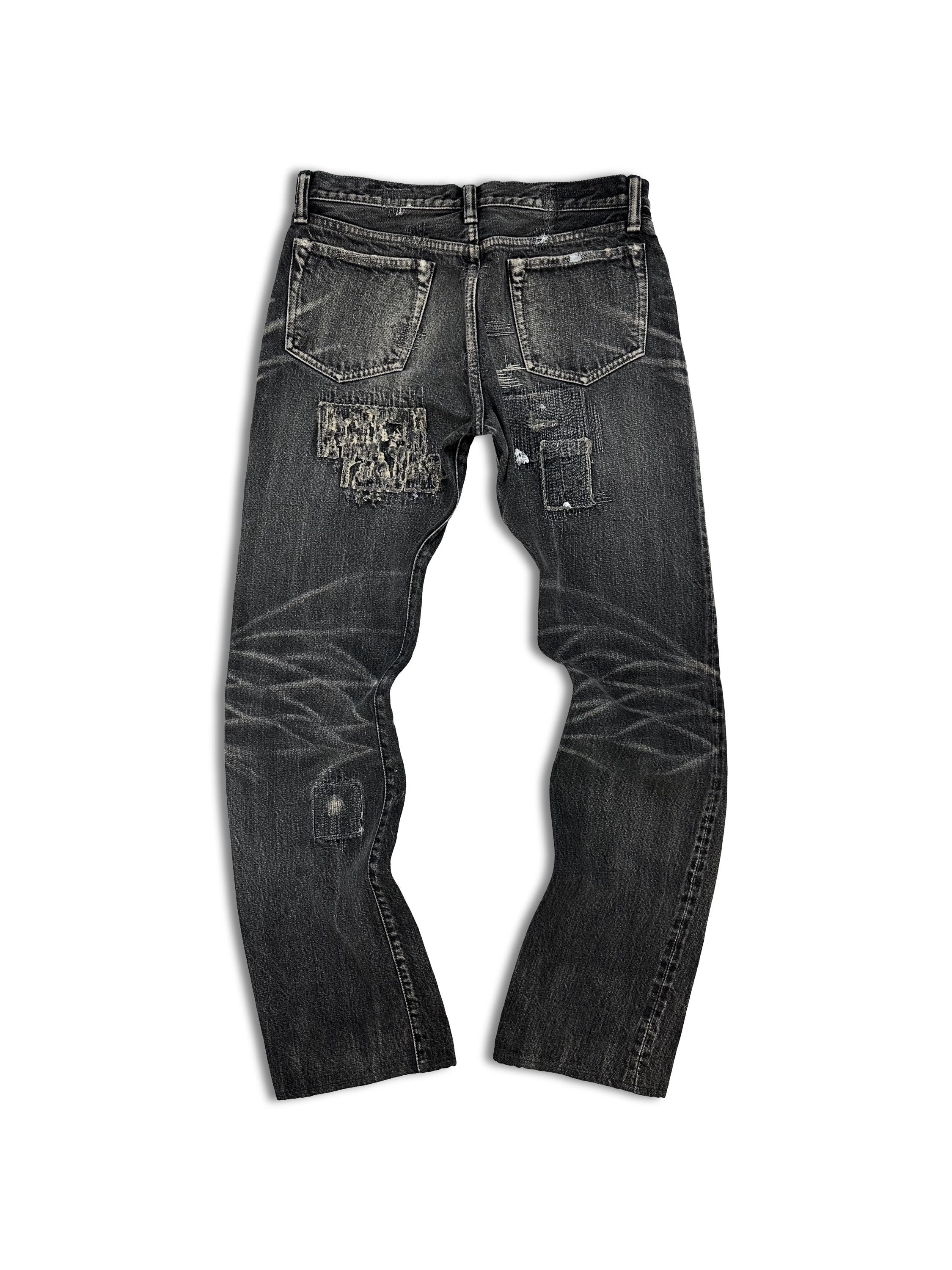 2010s Kapital ‘Sashiko’ Patchwork Ash Wash Selvedge Denim