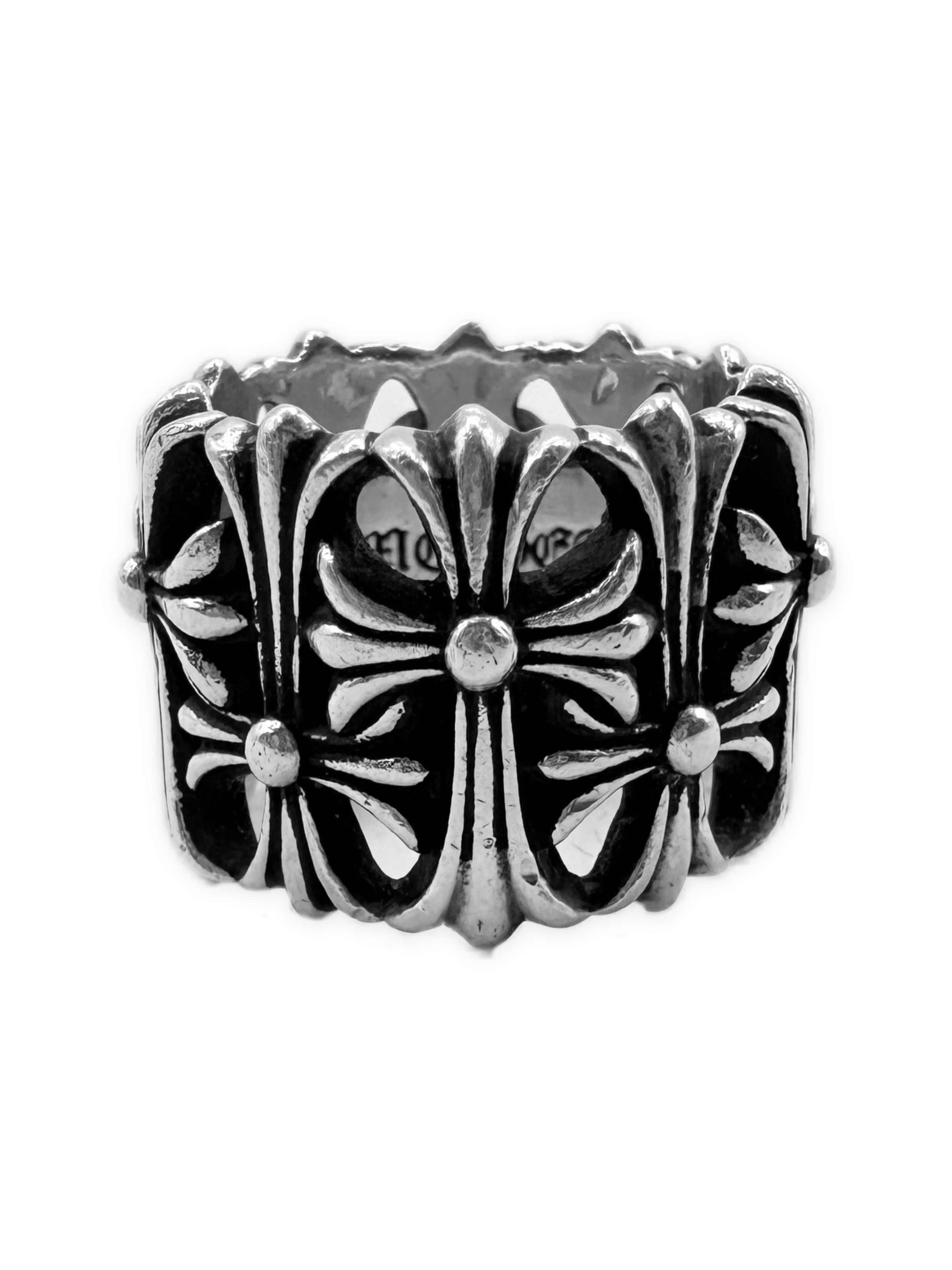 Chrome Hearts Cemetery Cross .925 Silver Ring