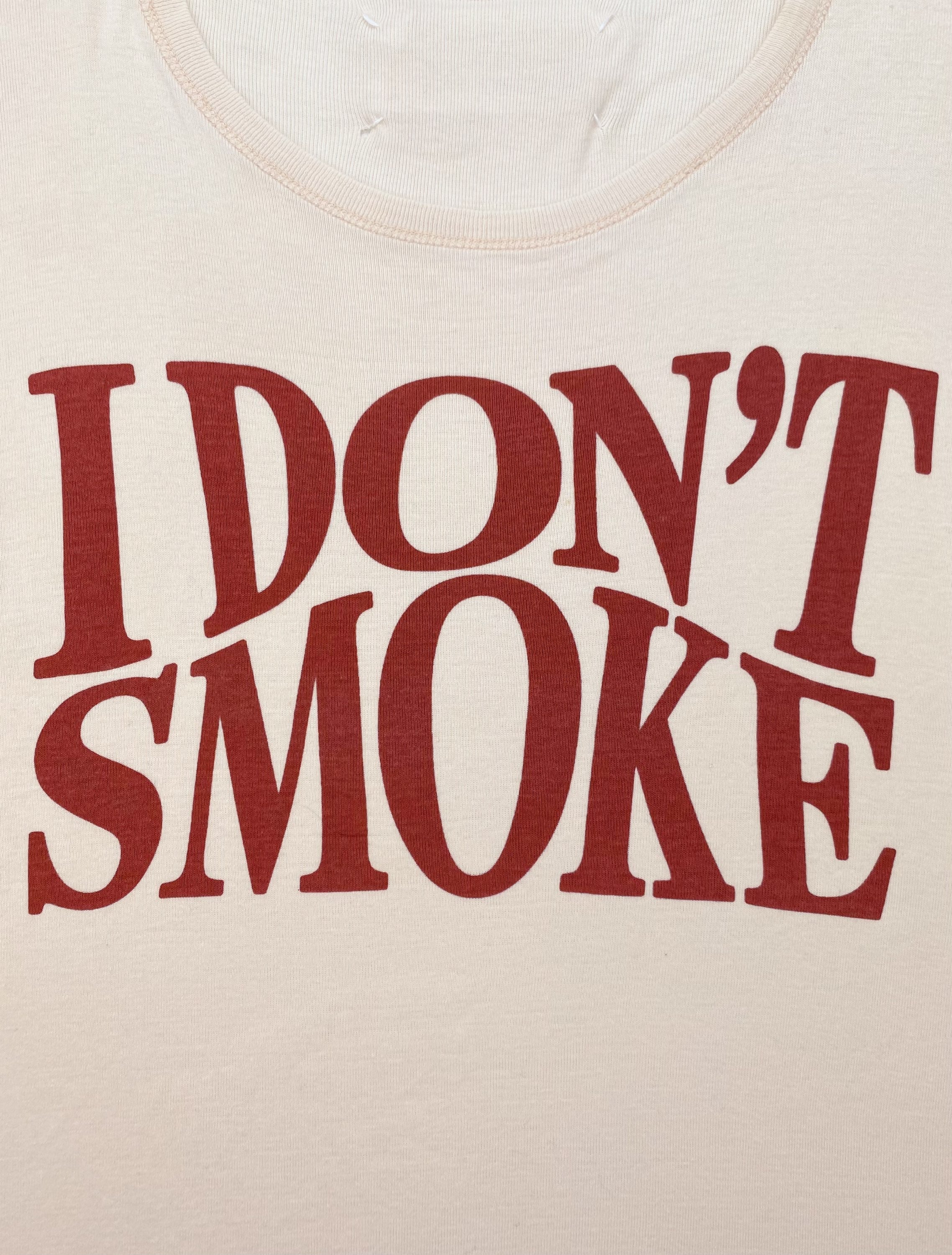 AW06 Maison Margiela “I Don’t Smoke” Reversible Short Sleeve T-Shirt