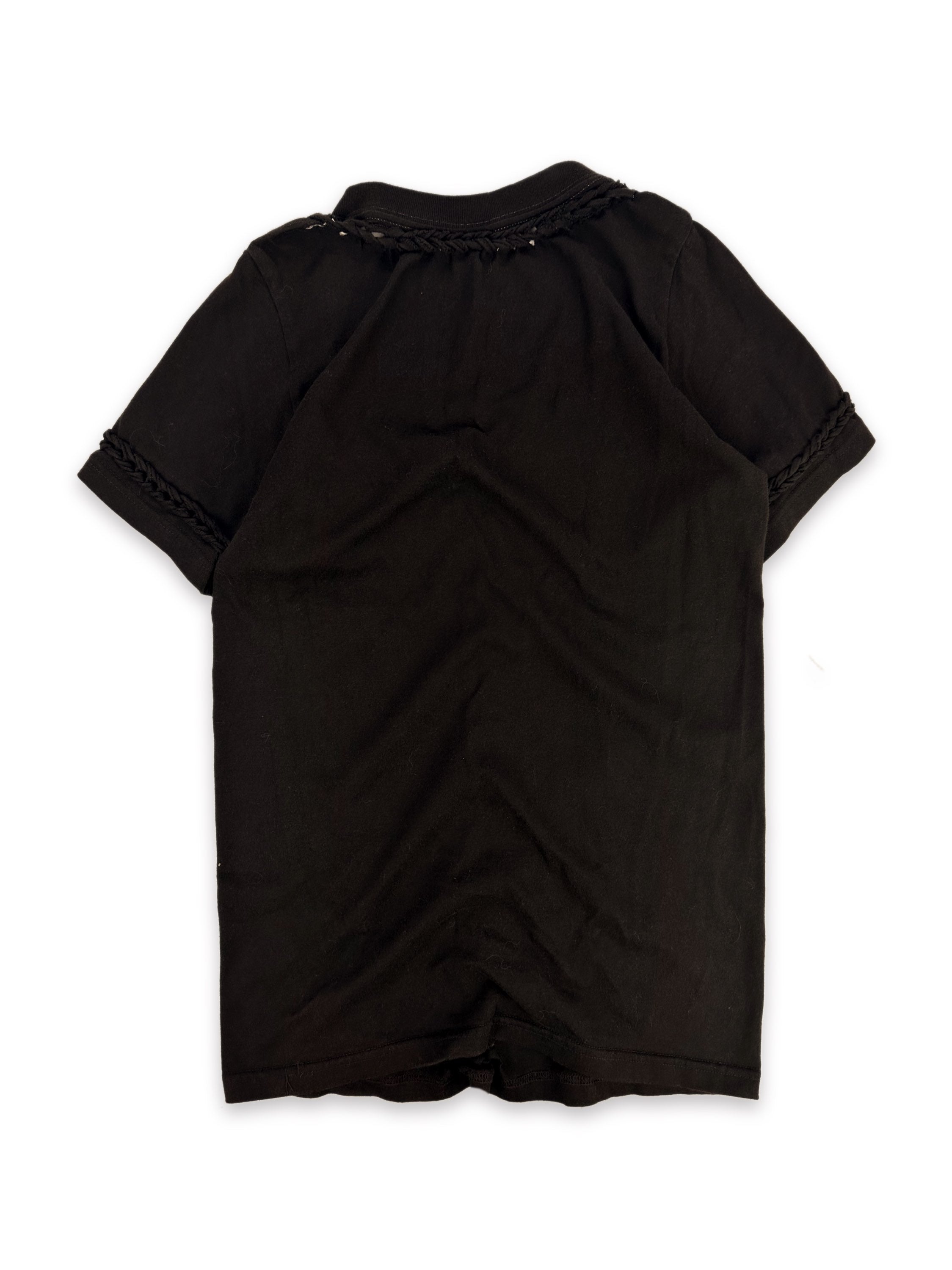 00s Number (N)ine Rustic Brown Braided T-Shirt