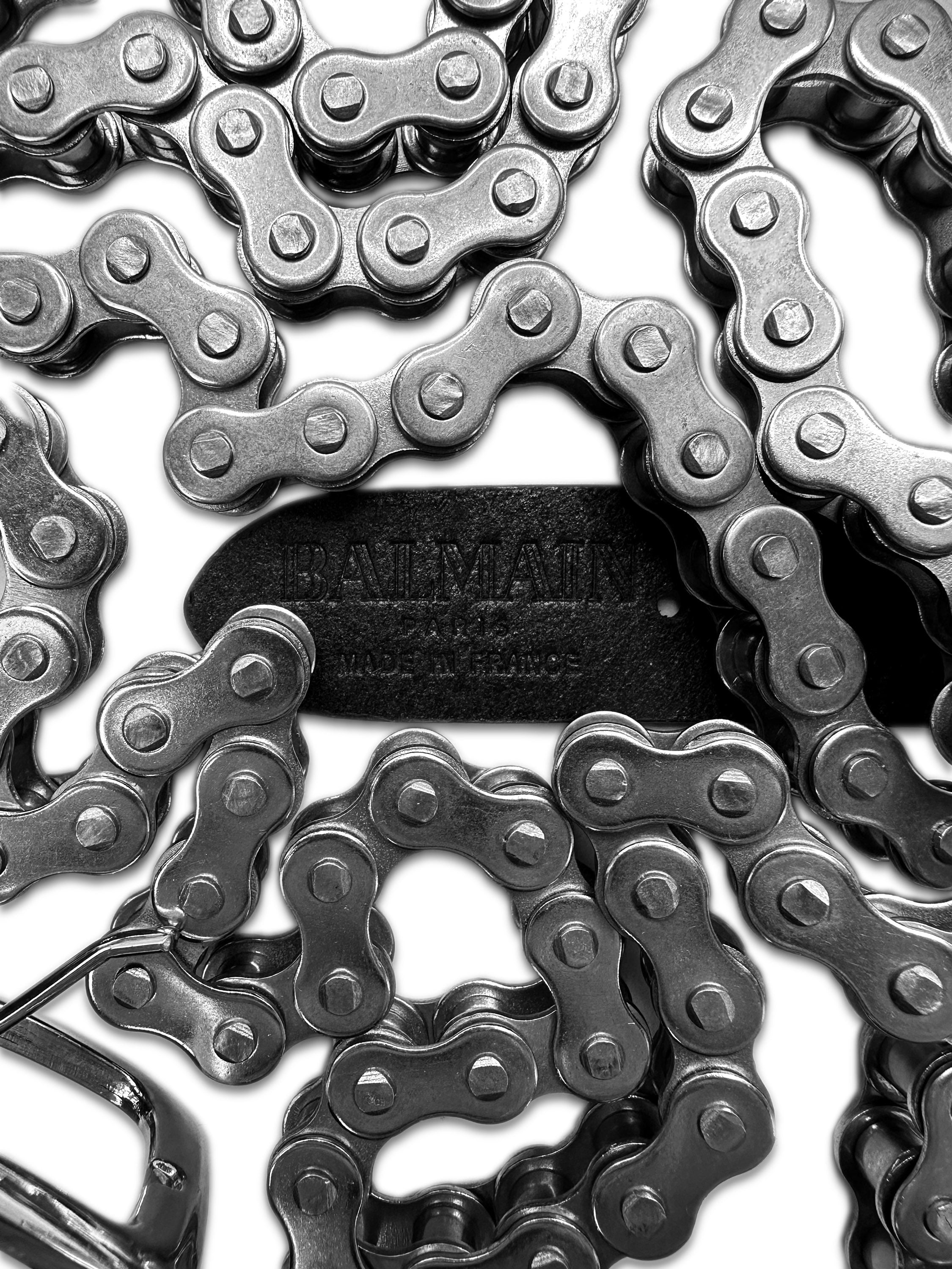AW10 Balmain by Christophe Decarnin ‘Bike Chain’ Metal Belt