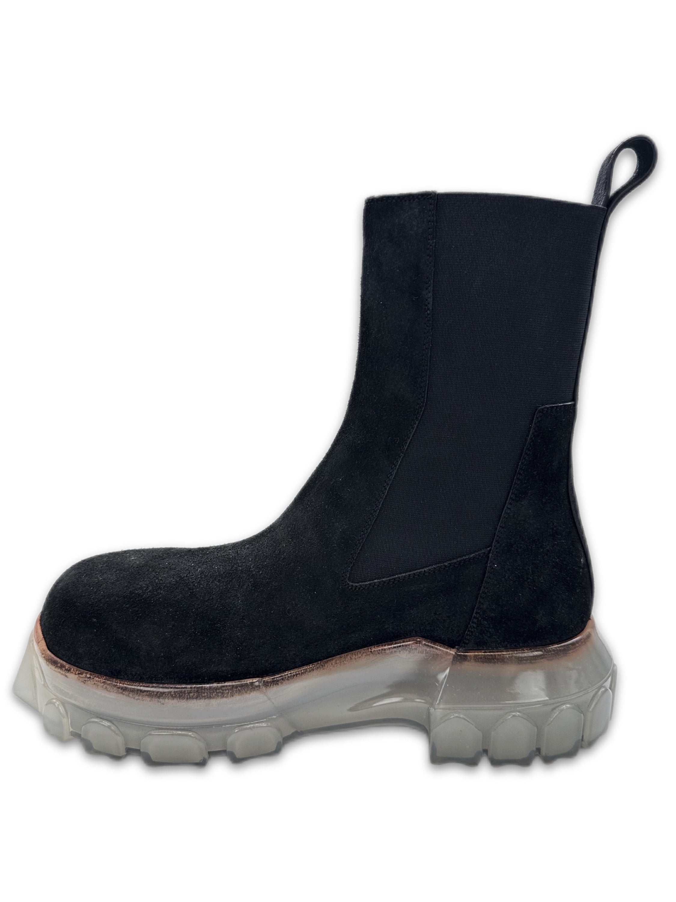 Rick Owens ‘Beatle’ Bozo Tractor Rustic Suede Boots