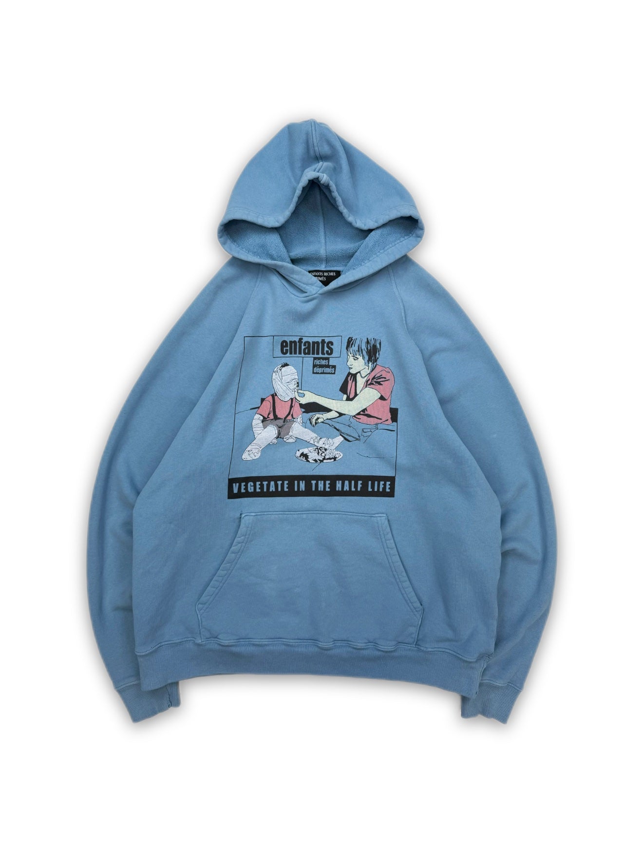 AW21 Enfants Riches Deprimes ‘Vegetate in the Half Life’ Blue Hoodie