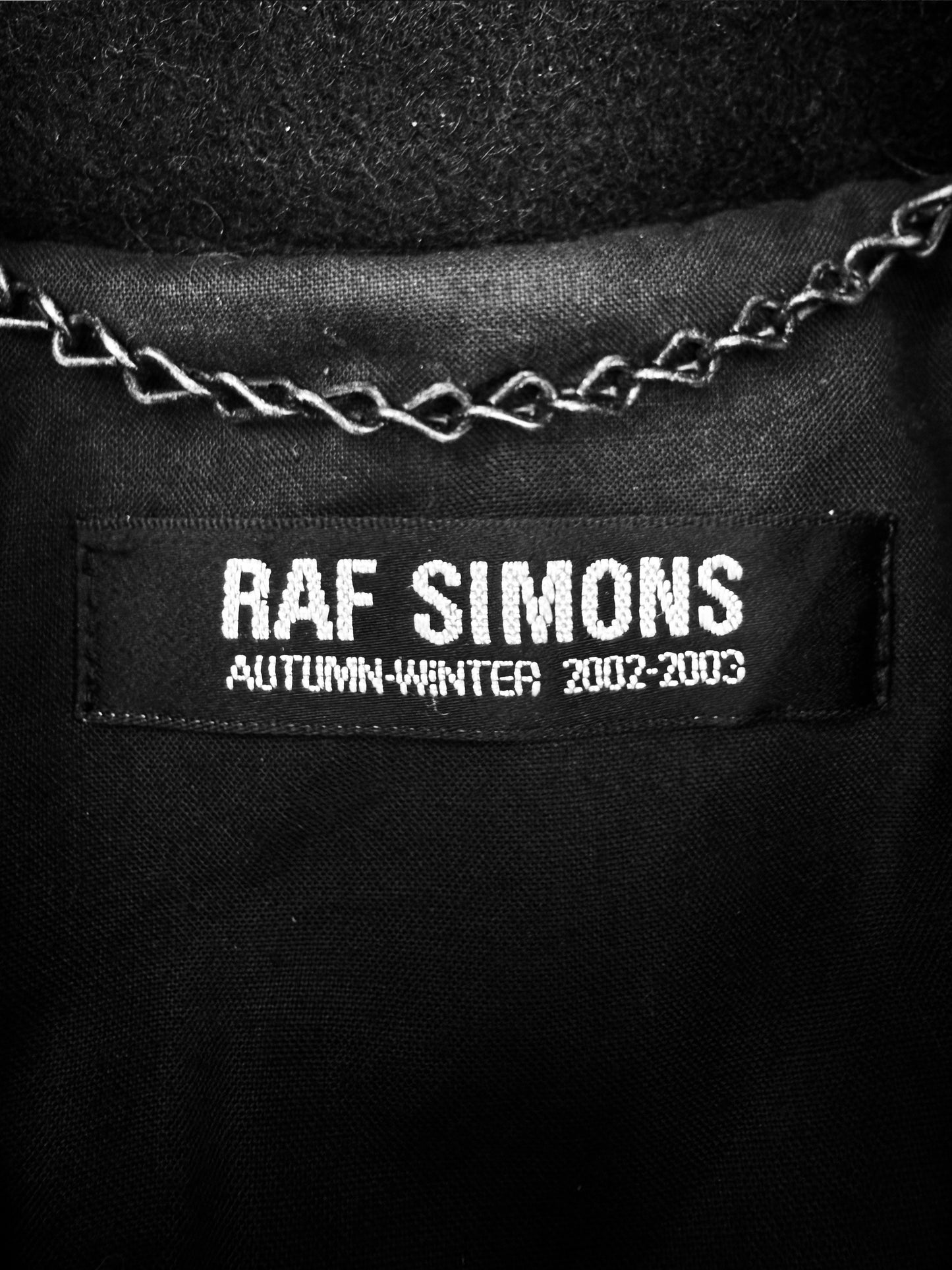 AW02 Raf Simons ‘Virginia Creeper’ Multi-Strap Wool Bondage Jacket